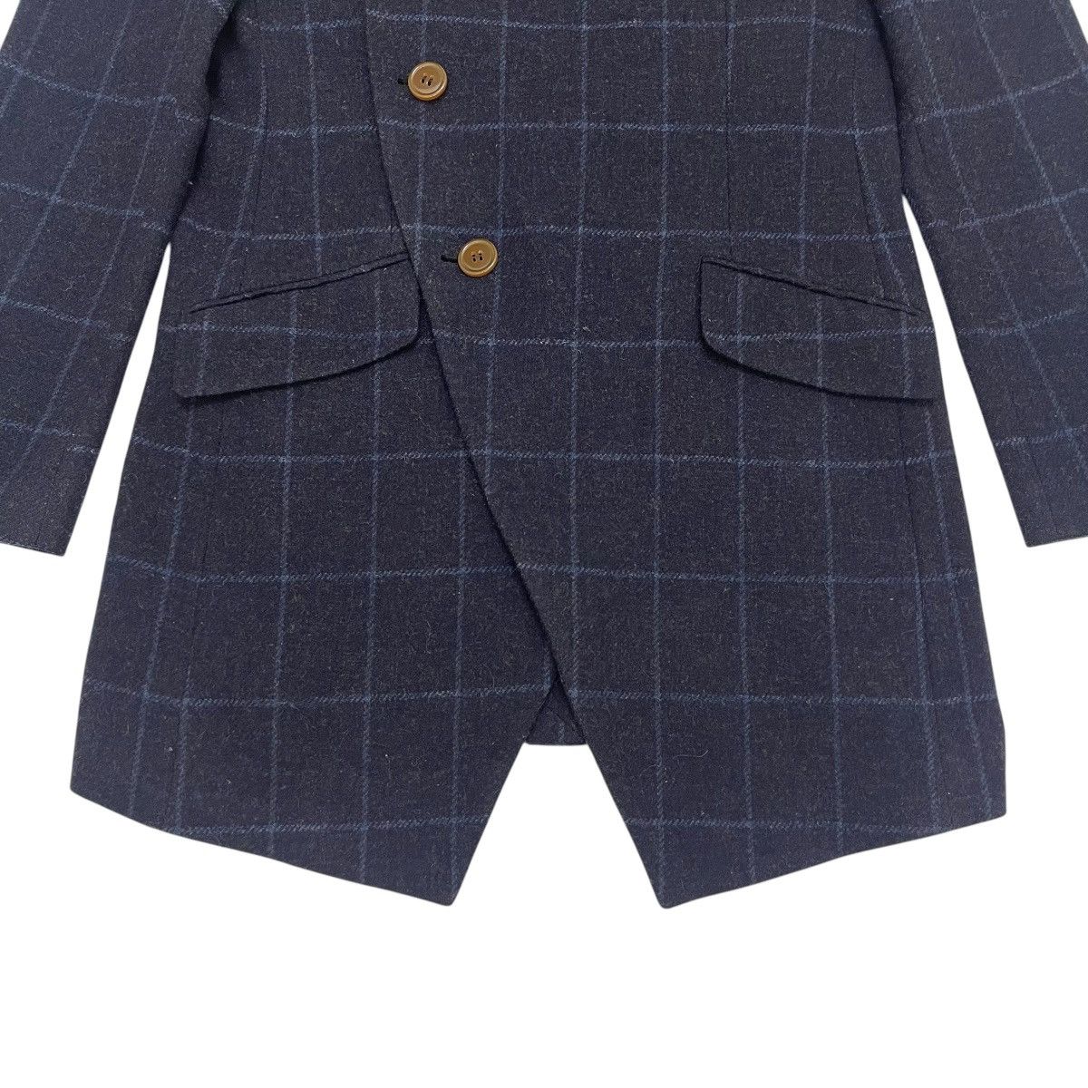 Vivienne Westwood 🔥Vivienne Westwood Man Plaids Mint Collar Wool Coat Size US S / EU 44-46 / 1 - 7 Thumbnail