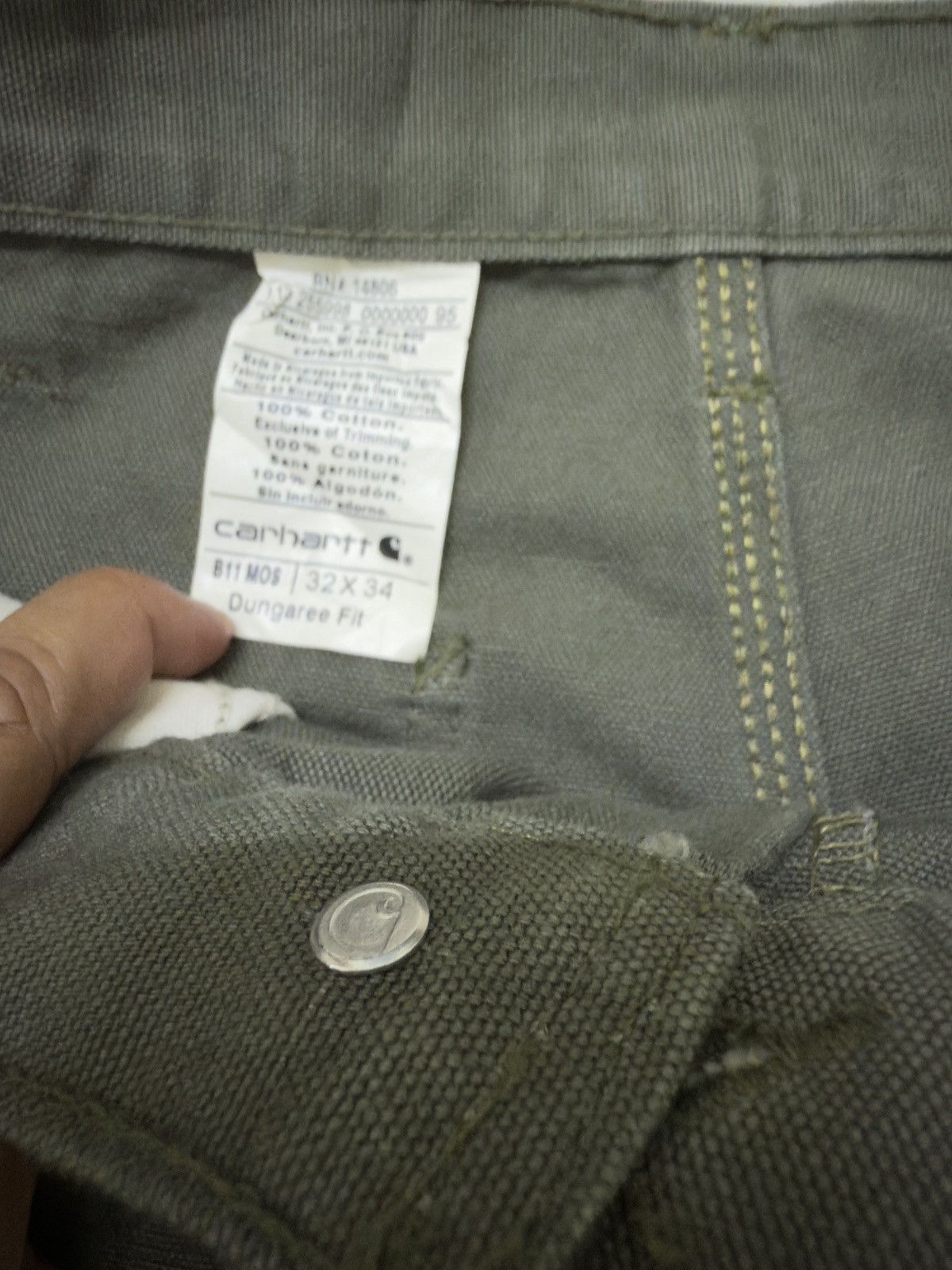 Carhartt Carhartt Carpenter Duck Work Pant Size US 32 / EU 48 - 5 Thumbnail