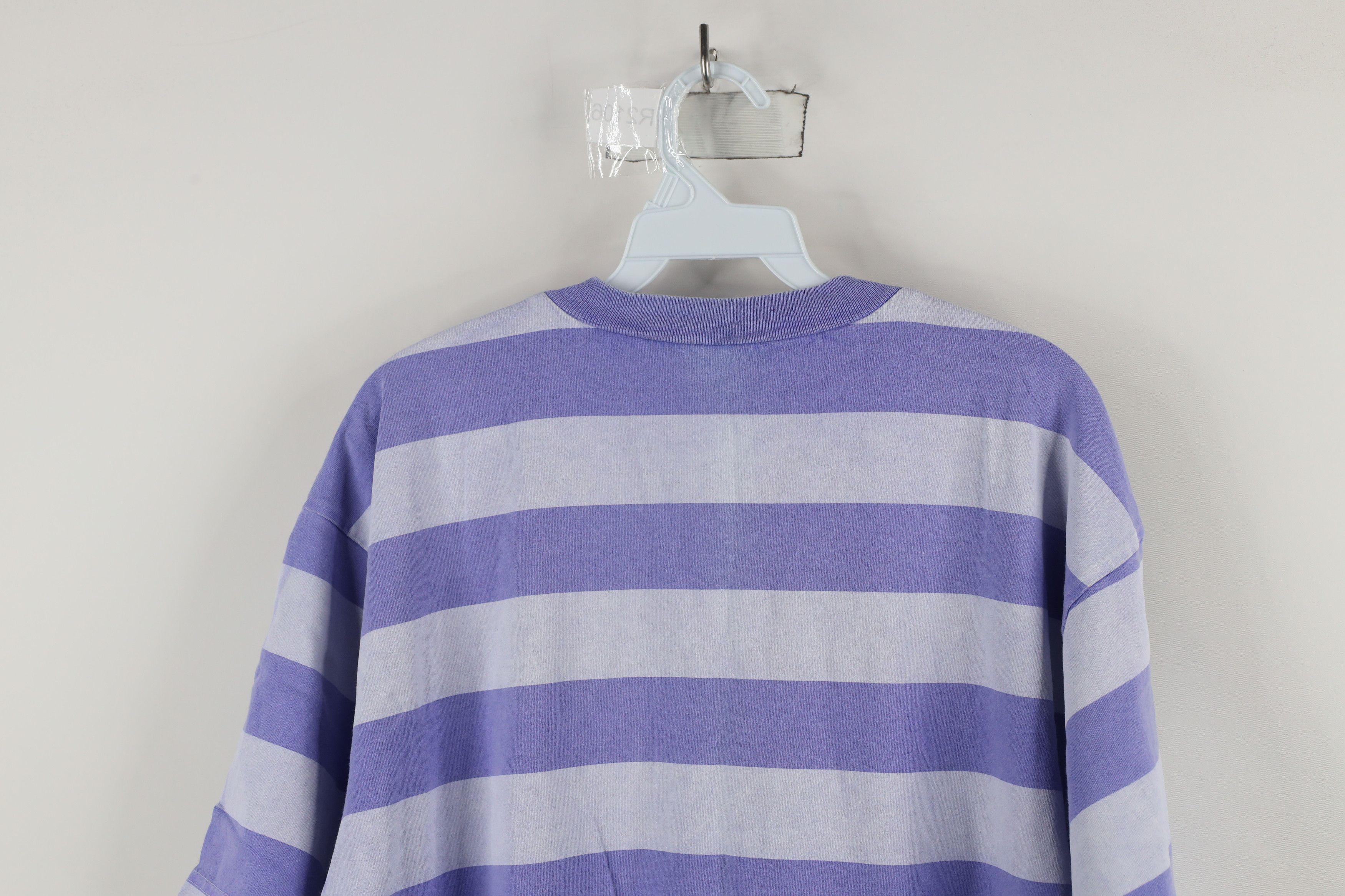 Vintage Vintage 90s Streetwear Baggy Striped T-Shirt Cotton USA Size US M / EU 48-50 / 2 - 9 Thumbnail