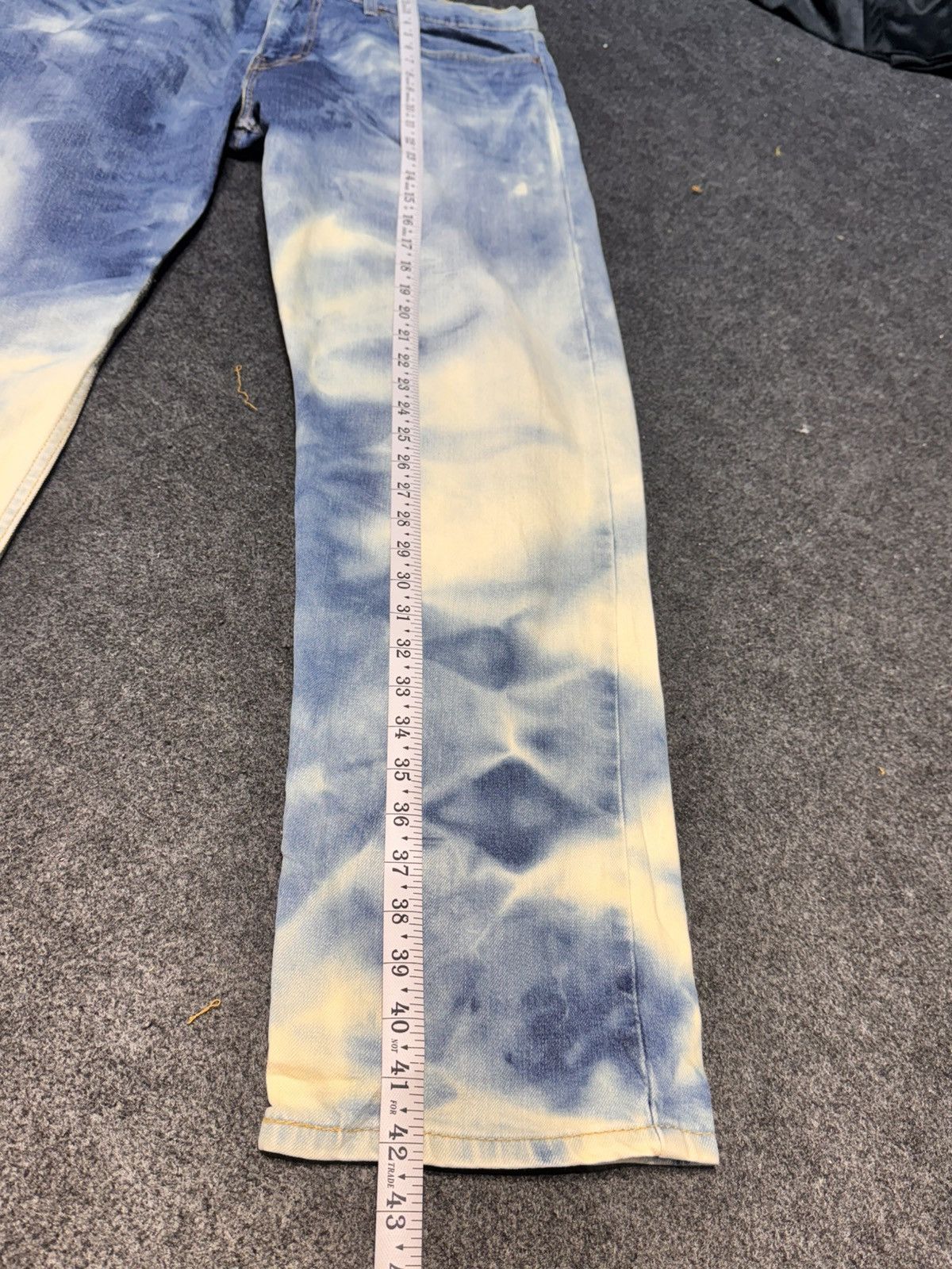 Levi's Levi's 502 Regular Taper Jeans - Custom Cloud Tie-Dye Size US 37 - 8 Thumbnail
