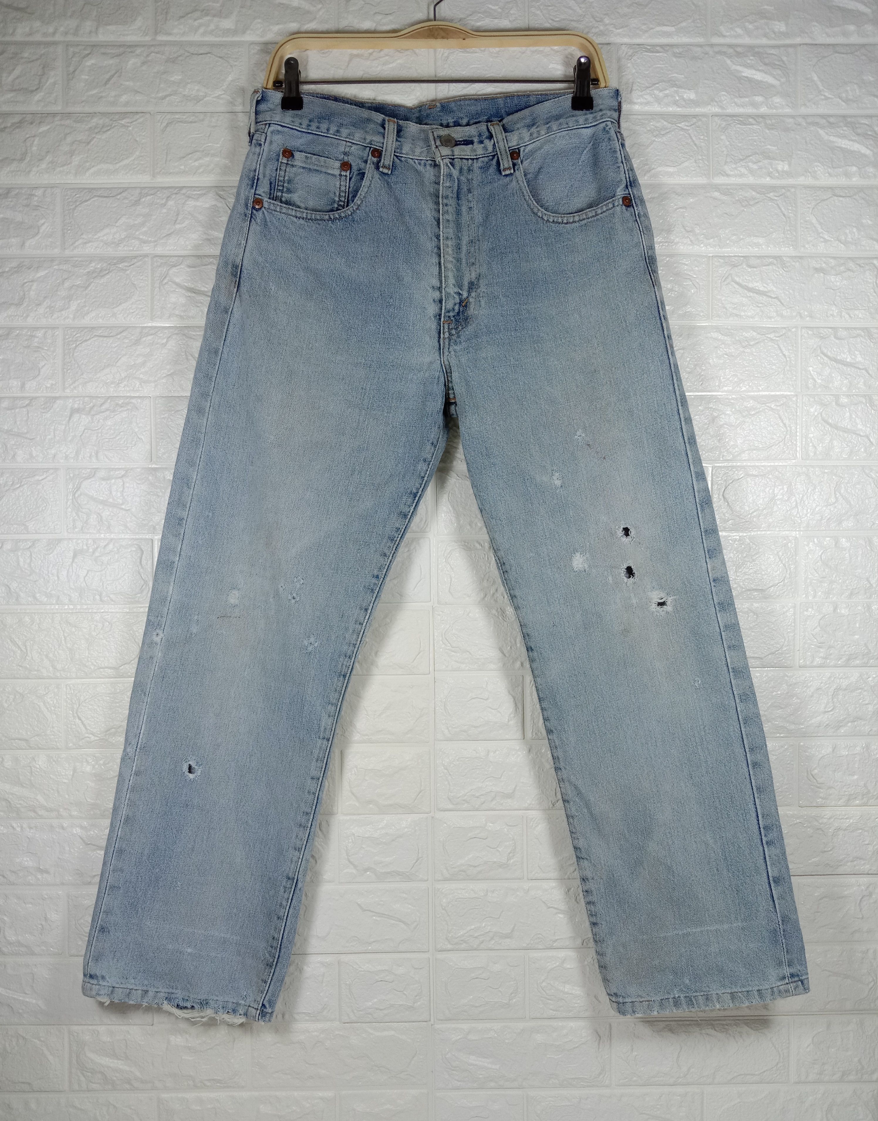 Levi's Vintage Levi's 502xx Jeans Big E Selvedge Talon Denim Size US 31 - 1 Thumbnail