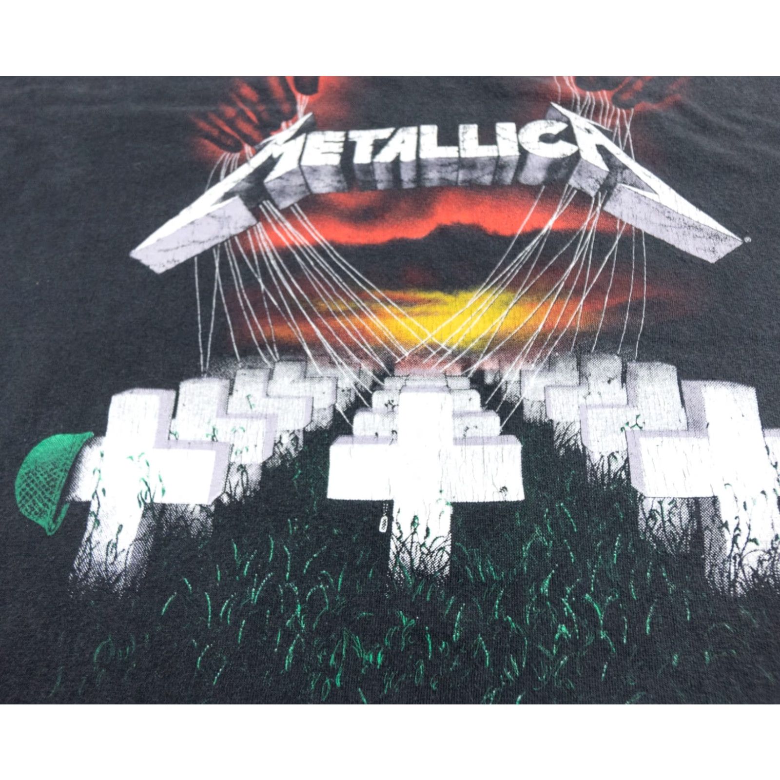 Vintage VINTAGE Metallica Shirt Men XL Black Crew Neck Band Tee Masters of Puppets XL Black Metallica Shirt Men XL Black Vintage Rock Band Tee Size US XL / EU 56 / 4 - 3 Thumbnail