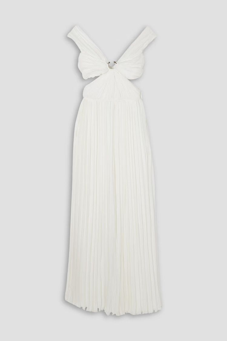 Chloe o1y0825 Gown in White Size M / US 6-8 / IT 42-44 - 1 Thumbnail
