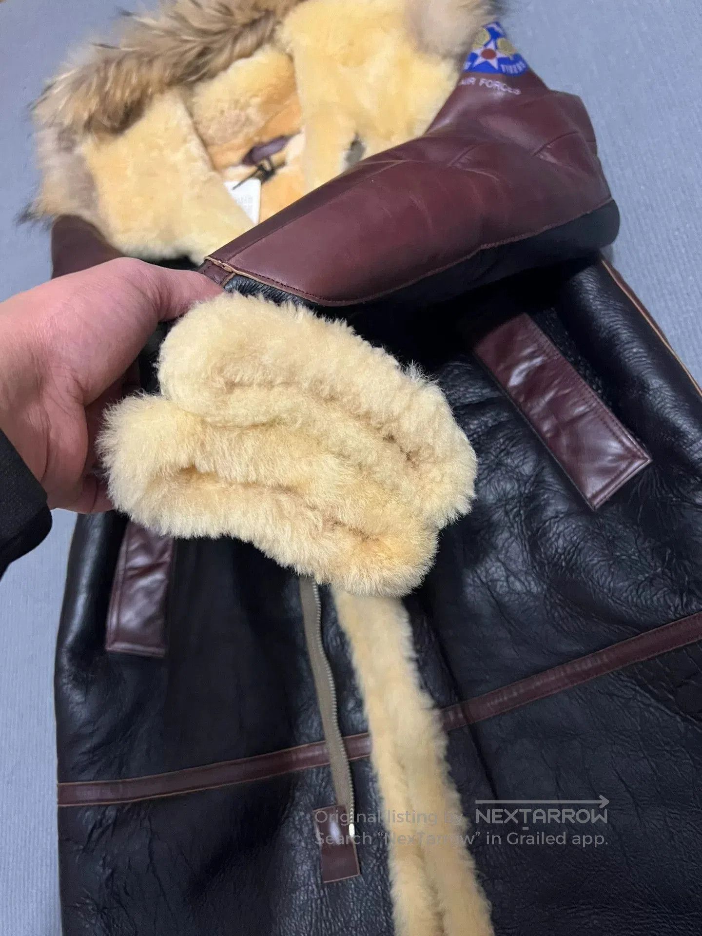 Vintage Vintage Winter Flight Coat for Men. Size US L / EU 52-54 / 3 - 3 Thumbnail