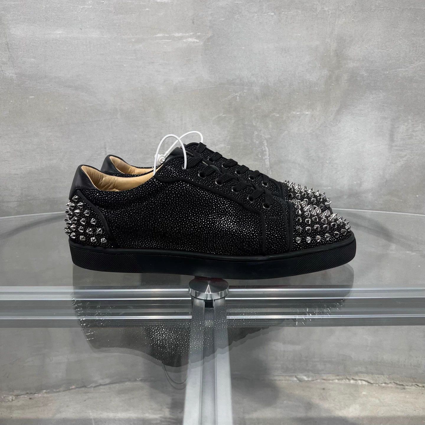 Other CL Black Red Sole Riveted 44 Shoes Size US 11 / EU 44 - 4 Thumbnail