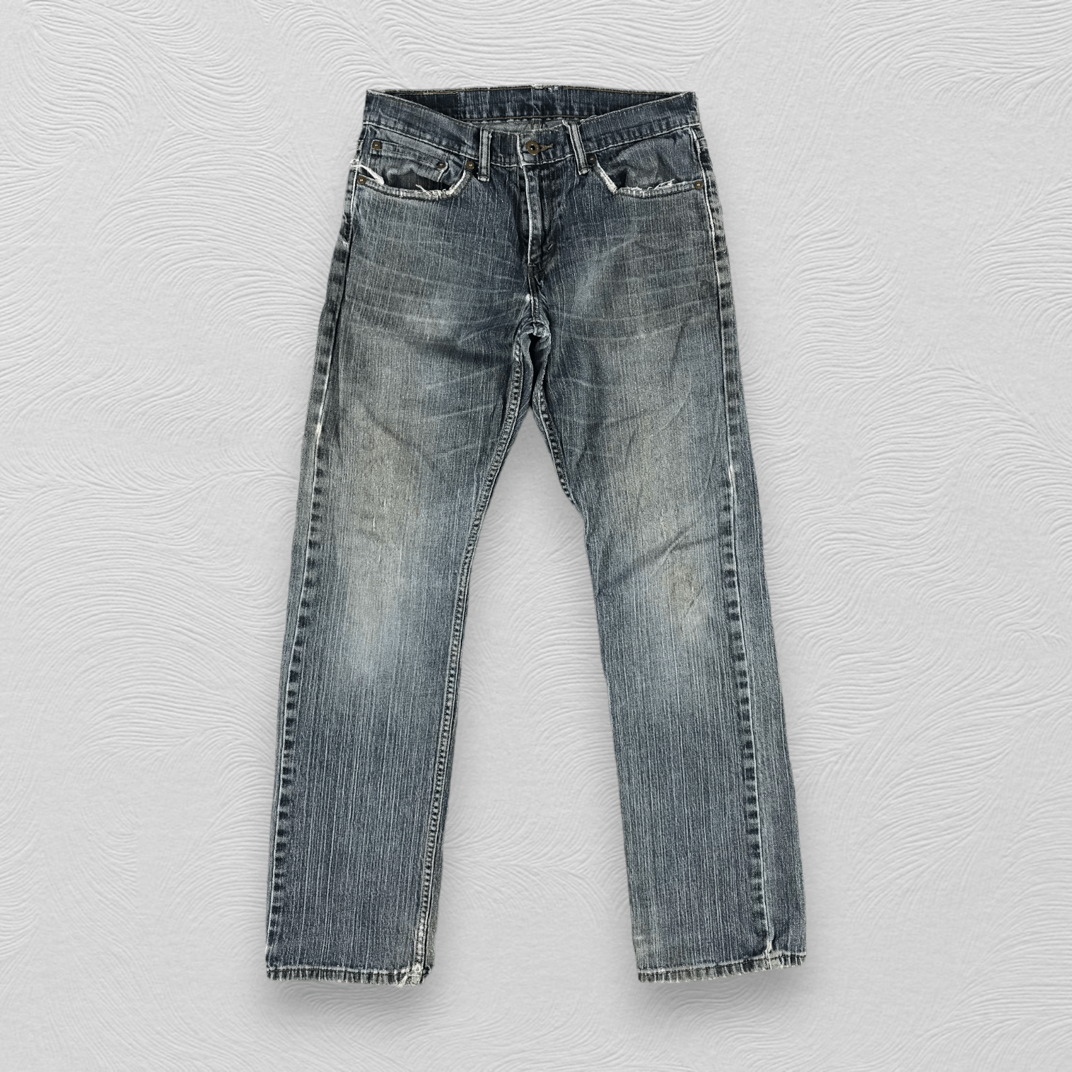 image of Levis x Vintage Levi's 514 Jeans Faded Blue Denim Kj1422, Men's (Size 31)