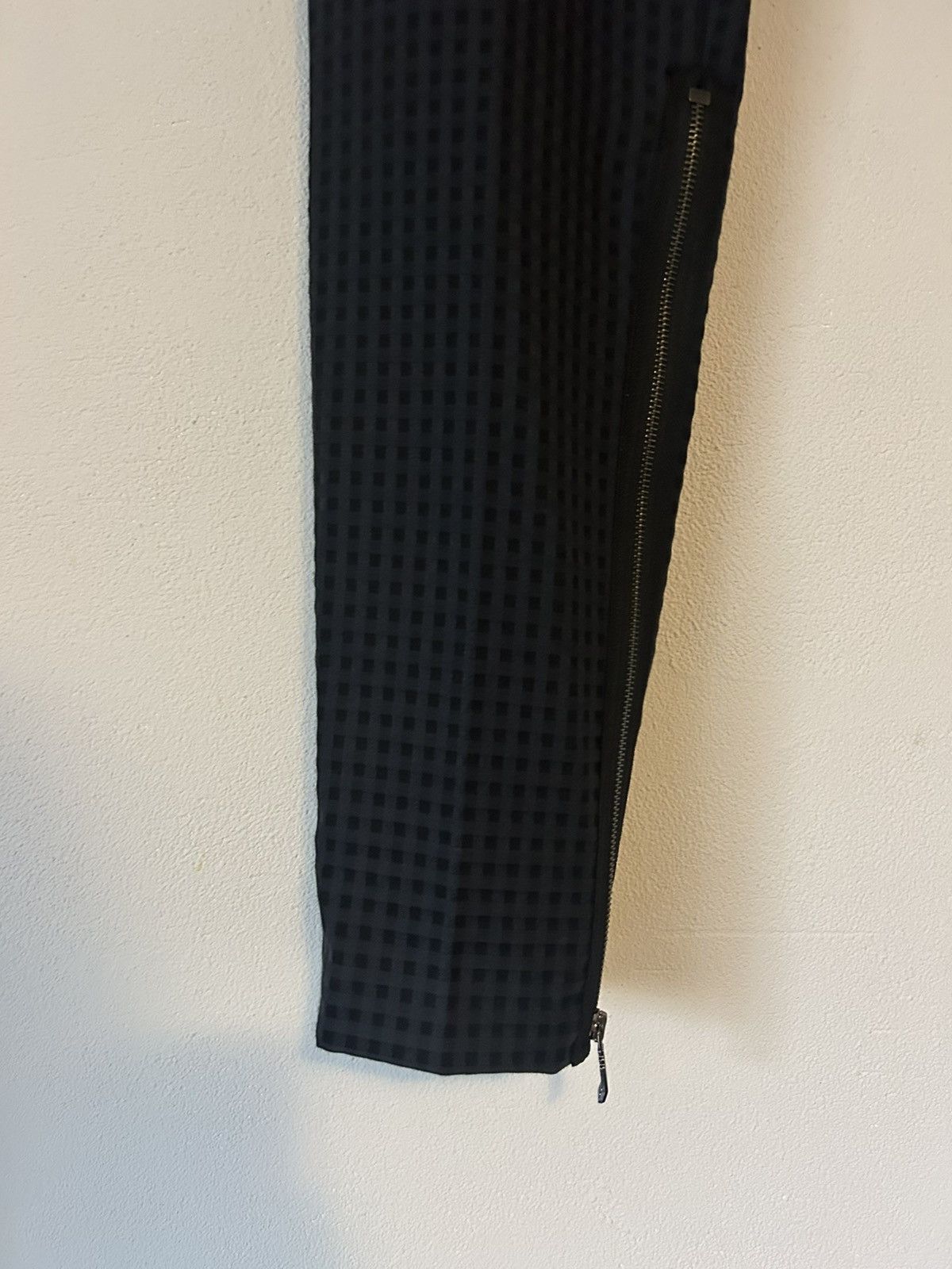 Gucci Wool Slim-Fit Trousers with Gingham Check and Zipped Ankles Size US 36 / EU 52 - 7 Thumbnail