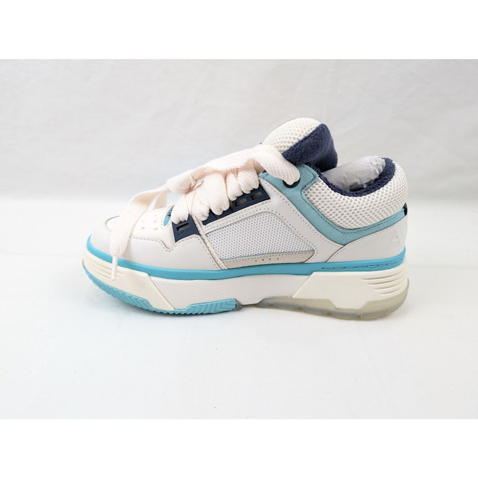 Amiri o1rshd1 MA-1 Low-Top Sneakers in Blue Size US 12 / EU 45 - 7 Thumbnail