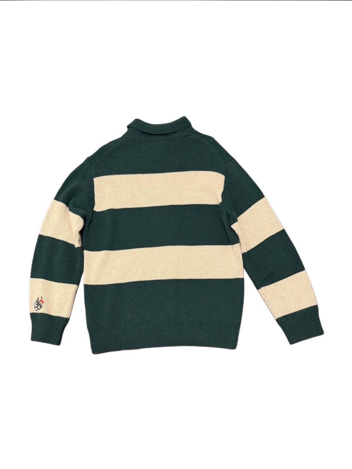 Aime Leon Dore × Drake's Aime Leon Dore Drake’s Striped Integral Collar Sweater Size US XL / EU 56 / 4 - 2 Thumbnail