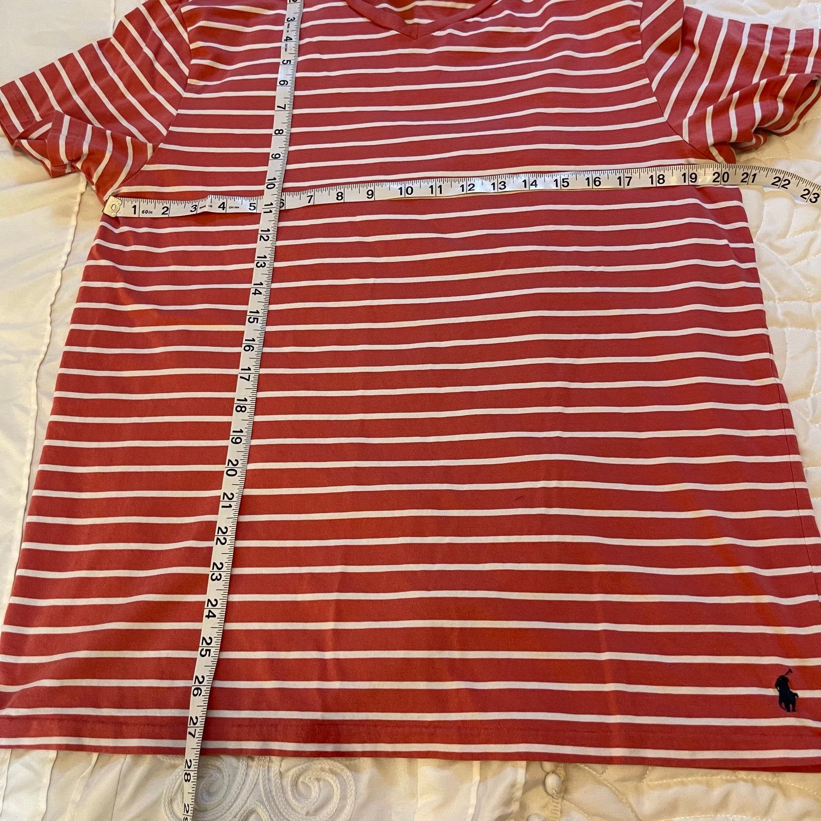 Polo Ralph Lauren Polo by Ralph Lauren Logo Striped Cotton Jersey Tee, L Size US L / EU 52-54 / 3 - 5 Thumbnail