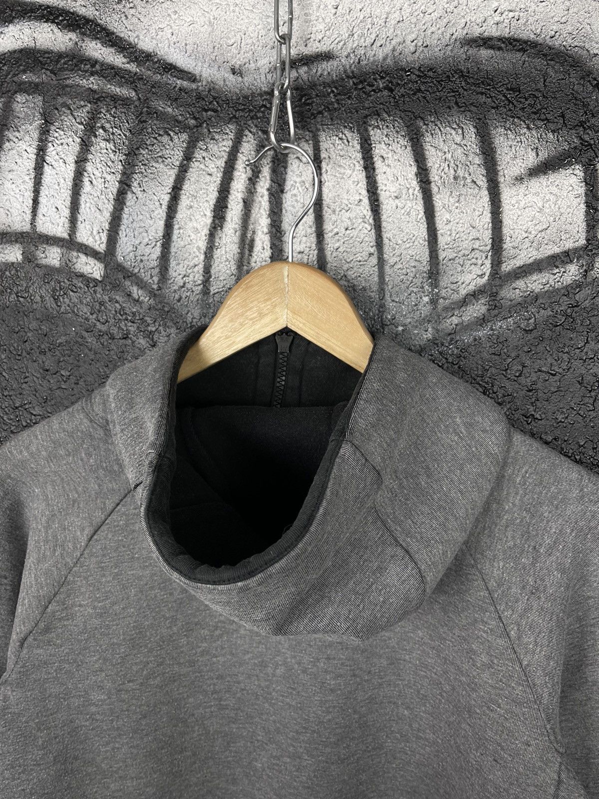 Nike Nike Tech Fleece Grey Windrunner Full Zip Hoodie Size Medium Size US M / EU 48-50 / 2 - 9 Thumbnail