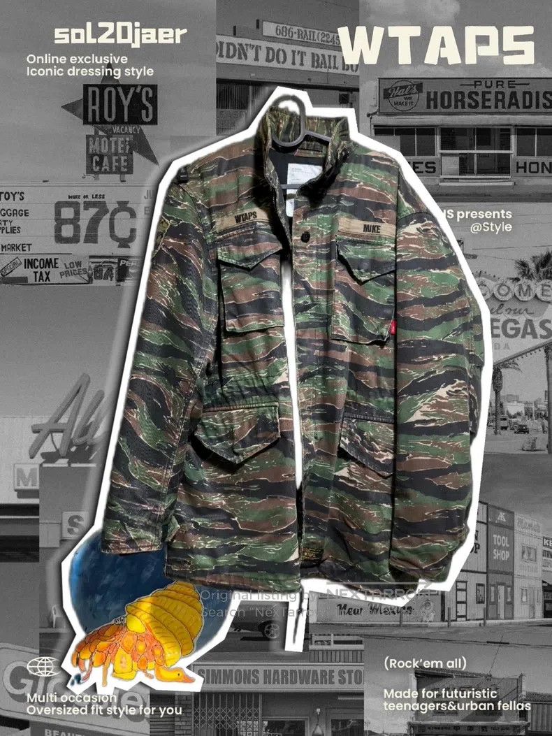 Wtaps Wtaps Tiger print anti-war jacket Size US M / EU 48-50 / 2 - 2 Thumbnail