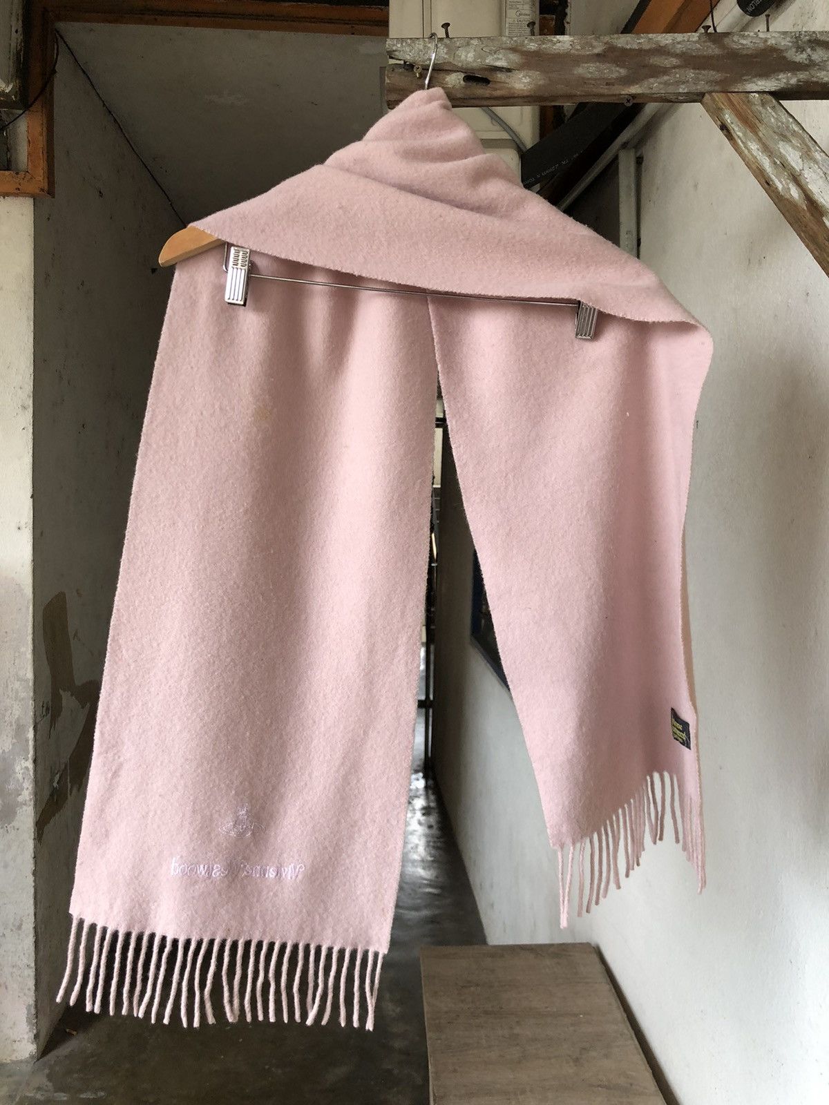 Vivienne Westwood Vivienne Westwood Embroidery Logo Wool Scarf Size ONE SIZE - 12 Thumbnail