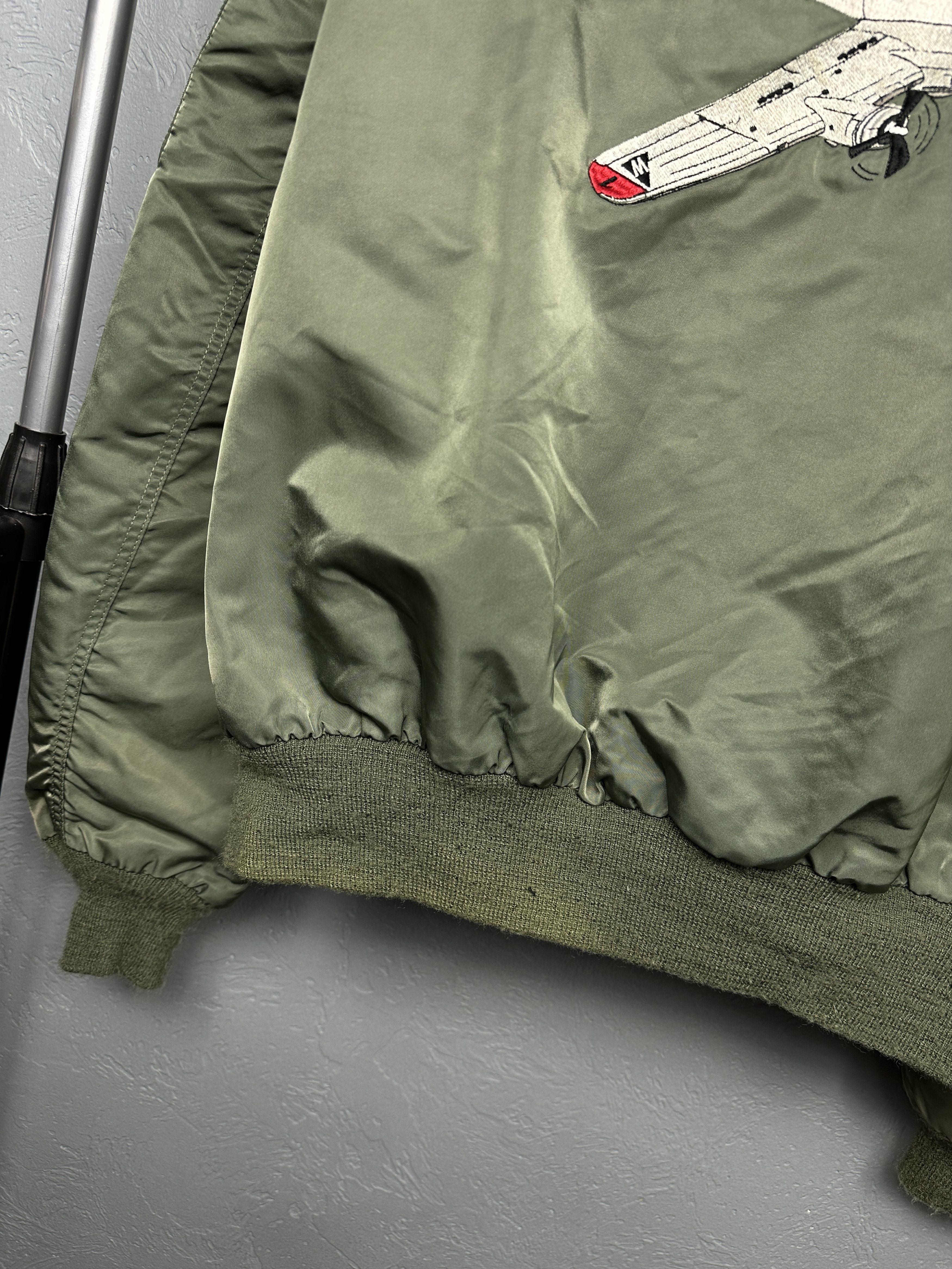 Vintage B-17 Aluminum Overcast MA-1 Flight Bomber Jacket Size US XXL / EU 58 / 5 - 10 Thumbnail