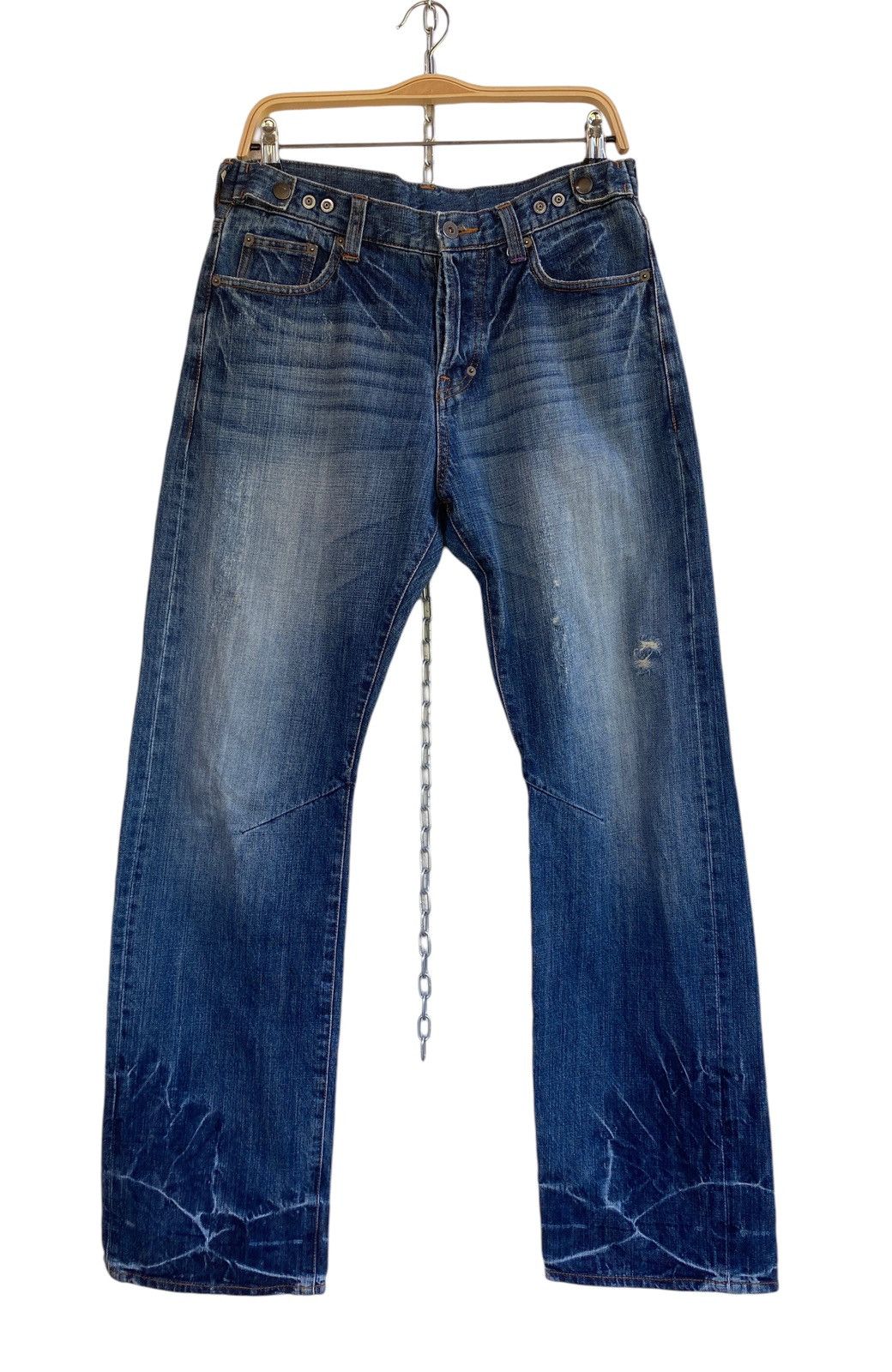 Japanese Brand Japanese Brand Flare Wide Leg Jeans Size US 32 / EU 48 - 1 Thumbnail