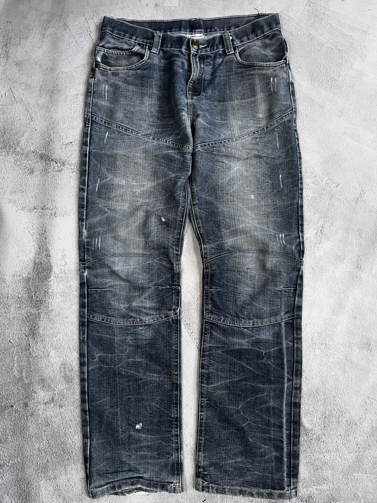 Vintage Vintage Y2K baggy ripped unisex denim low rise jeans Size US 30 / EU 46 - 2 Thumbnail