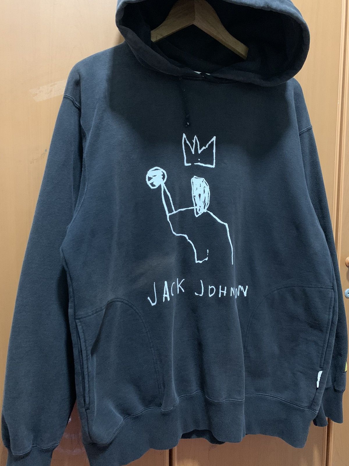 Jean-Michel Basquiat Jean Michel Basquait X Uniqlo Faded Hoodie Size US XXL / EU 58 / 5 - 5 Thumbnail