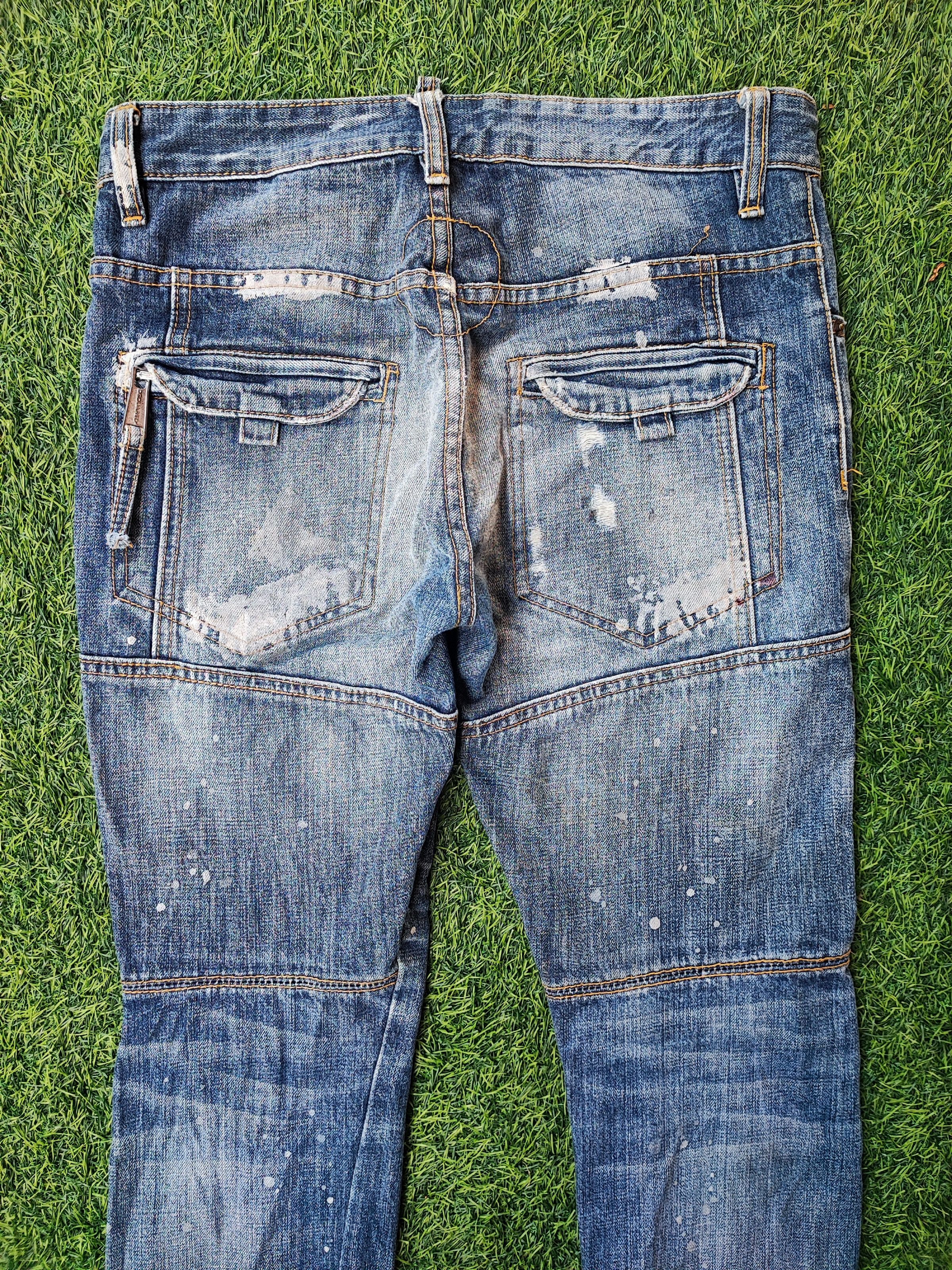 Dsquared2 Dsquared2 Thrashed Distressed Jeans ERD Grunge Chrome Size US 31 - 15 Thumbnail