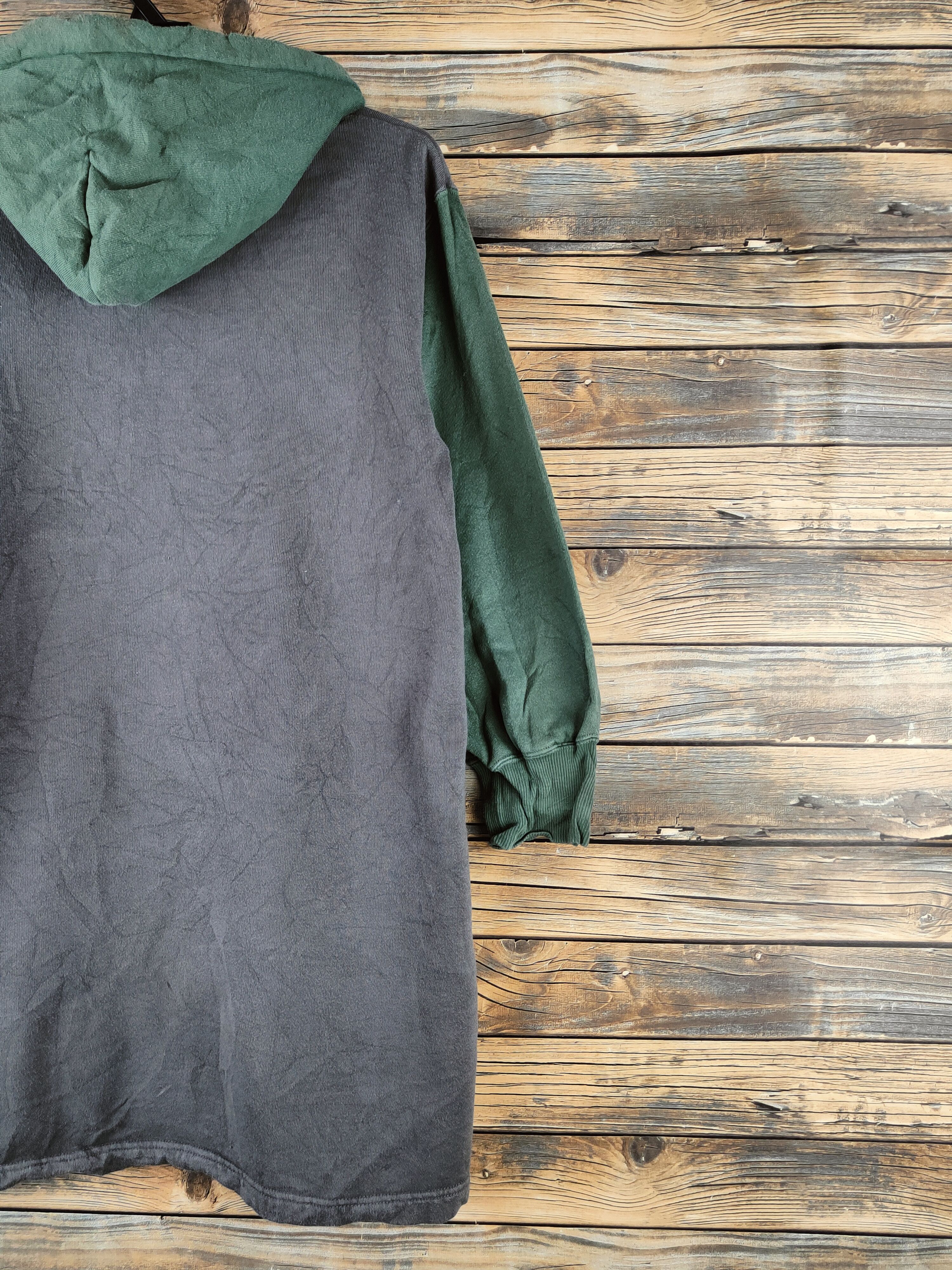 Champion Vintage Faded Champion Green Gray Hoodie Sweatshirts Size S / US 4 / IT 40 - 9 Thumbnail