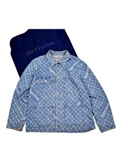 Supreme louis vuitton jean hot sale jacket