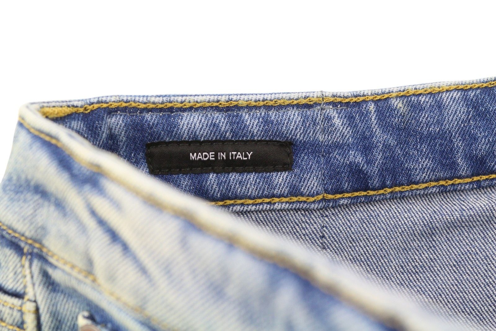 R13 KICK 31 Jasper Stretch Ankle Washed Faded Blue 85437 Size 31" - 8 Thumbnail