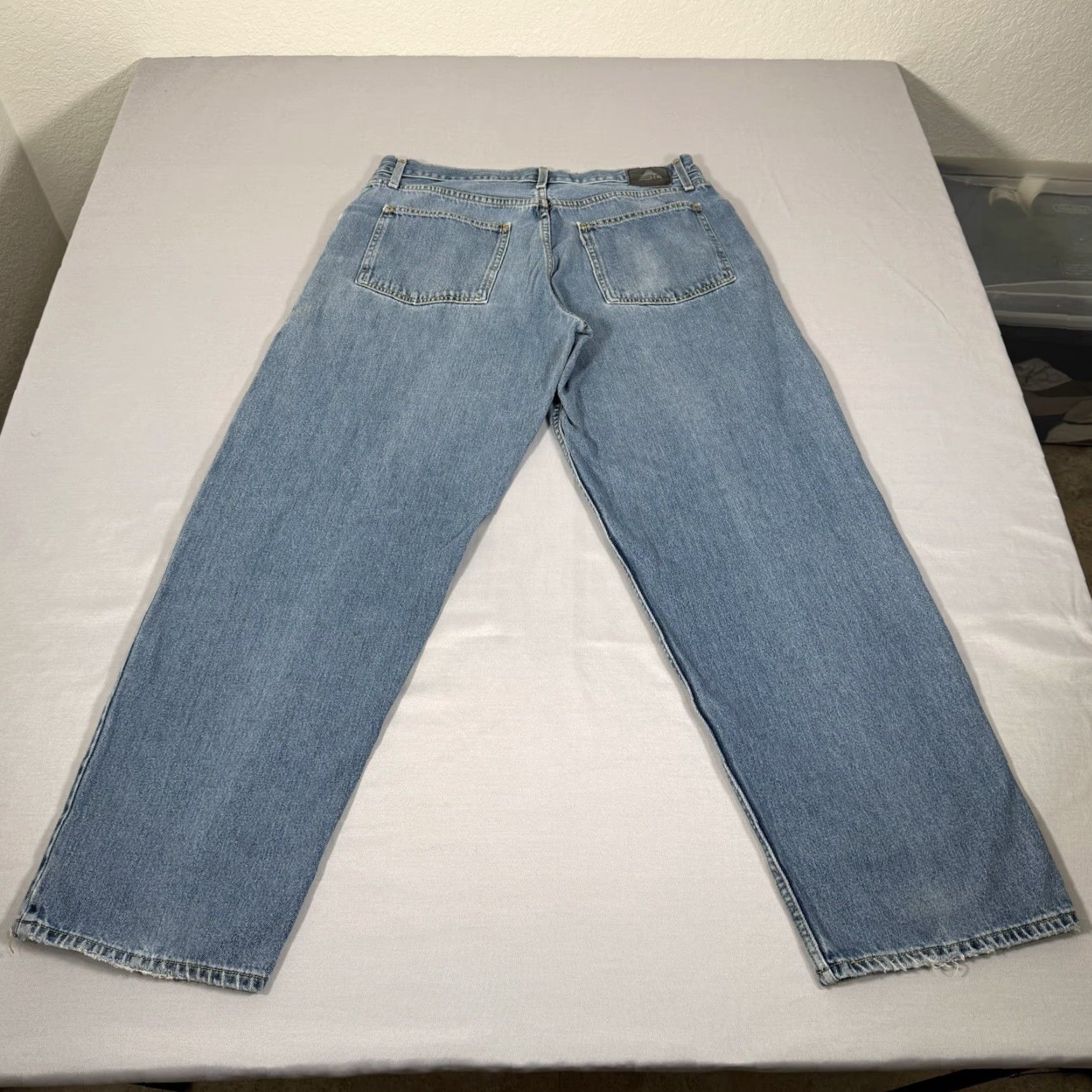 Levi's VINTAGE Levi's Silvertab Jeans Mens 38x34 Blue Denim Wide-Leg Relaxed 90s Y2K Baggy/Men's Pants Size US 38 / EU 54 - 6 Thumbnail
