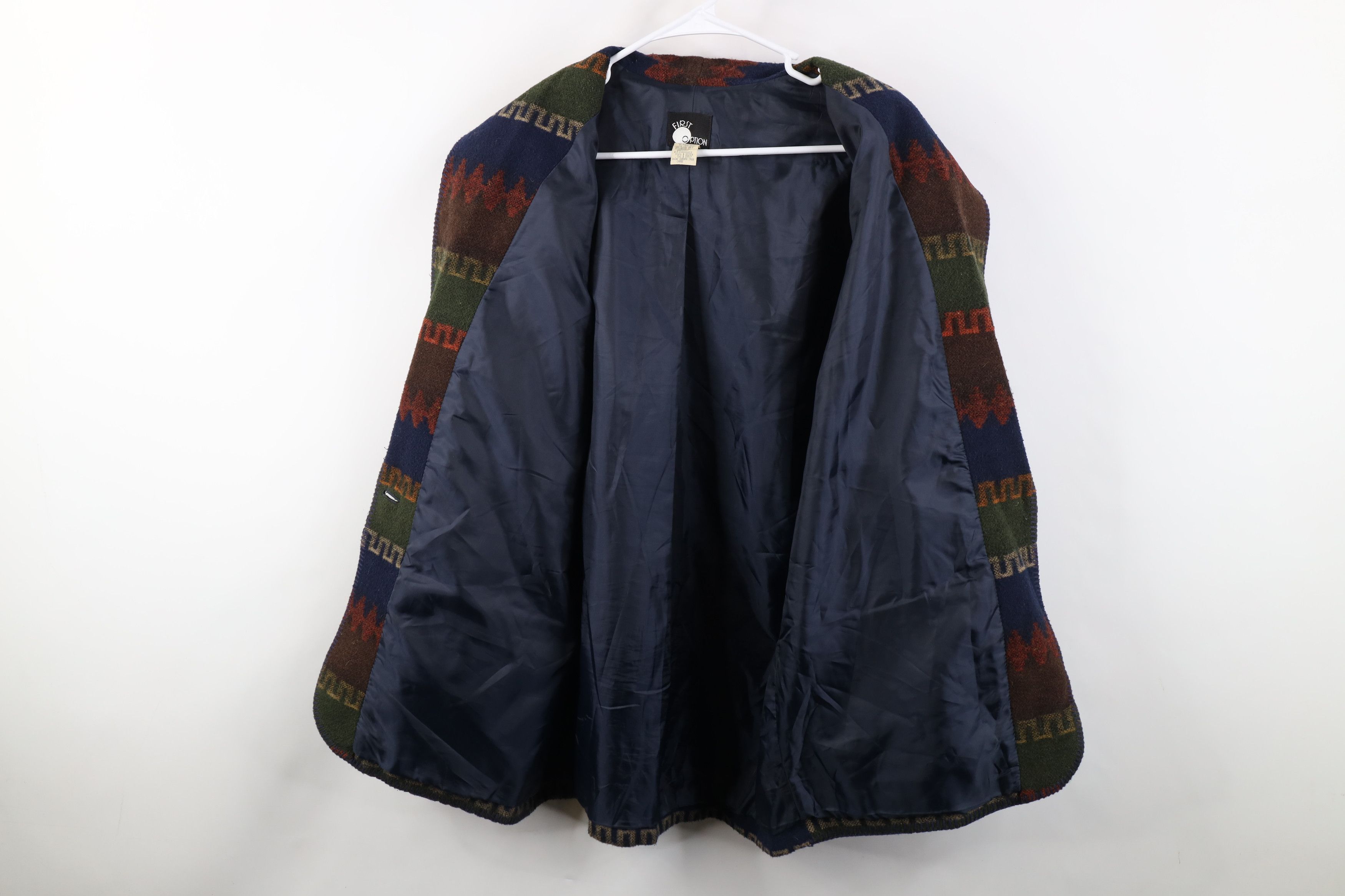 Vintage Vintage 90s Streetwear Southwestern Shawl Blazer Jacket Size L / US 10 / IT 46 - 9 Thumbnail