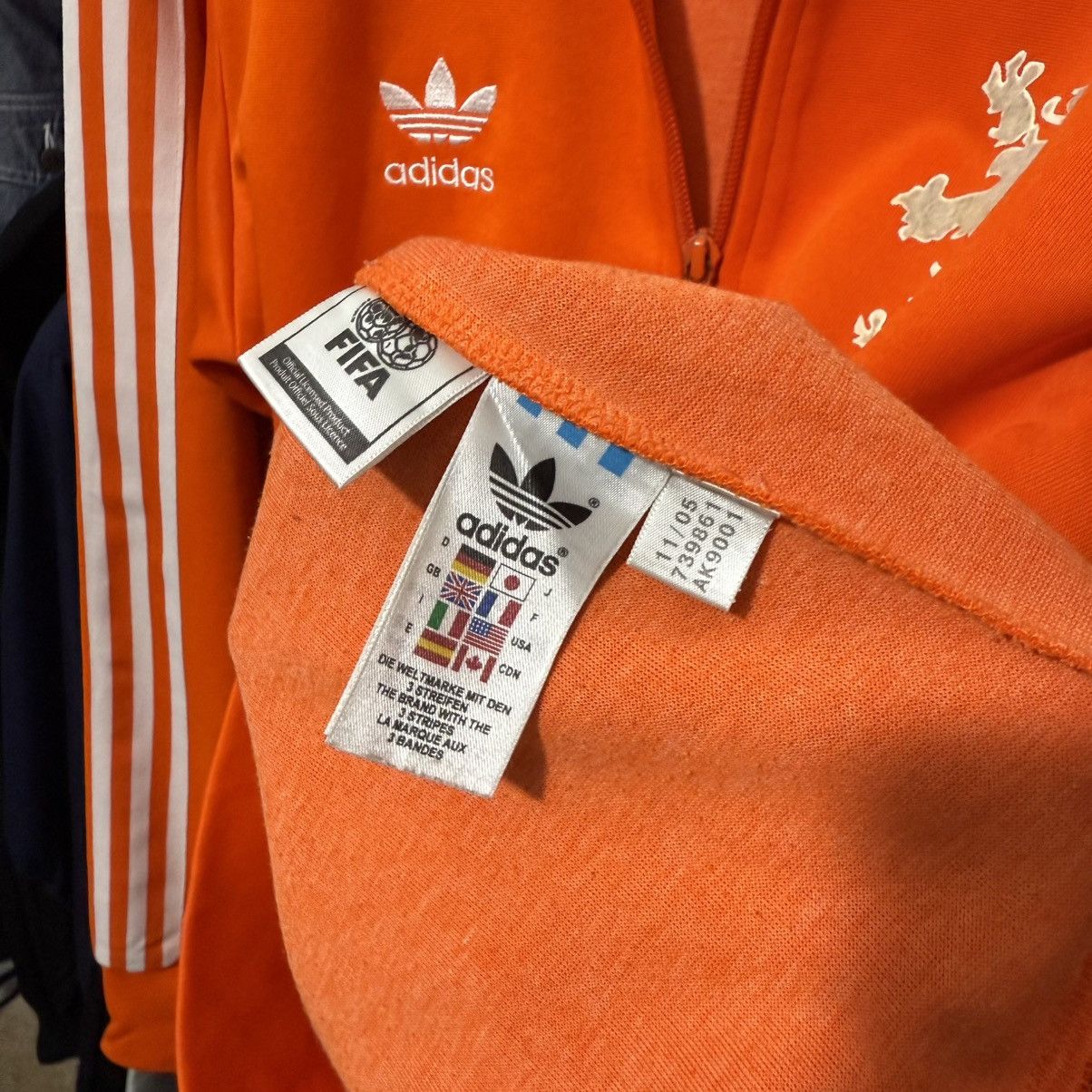 Adidas Vintage adidas nederland fifa world cup tracktop Size US M / EU 48-50 / 2 - 10 Thumbnail