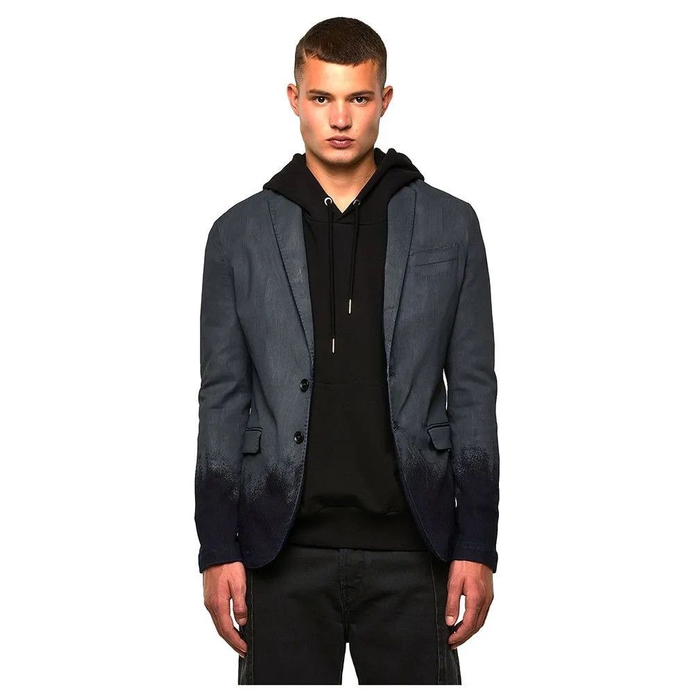 Diesel Diesel Cupro Gradient – Avant Garde Dip Dye Tailored Jacket Size US S / EU 44-46 / 1 - 5 Thumbnail