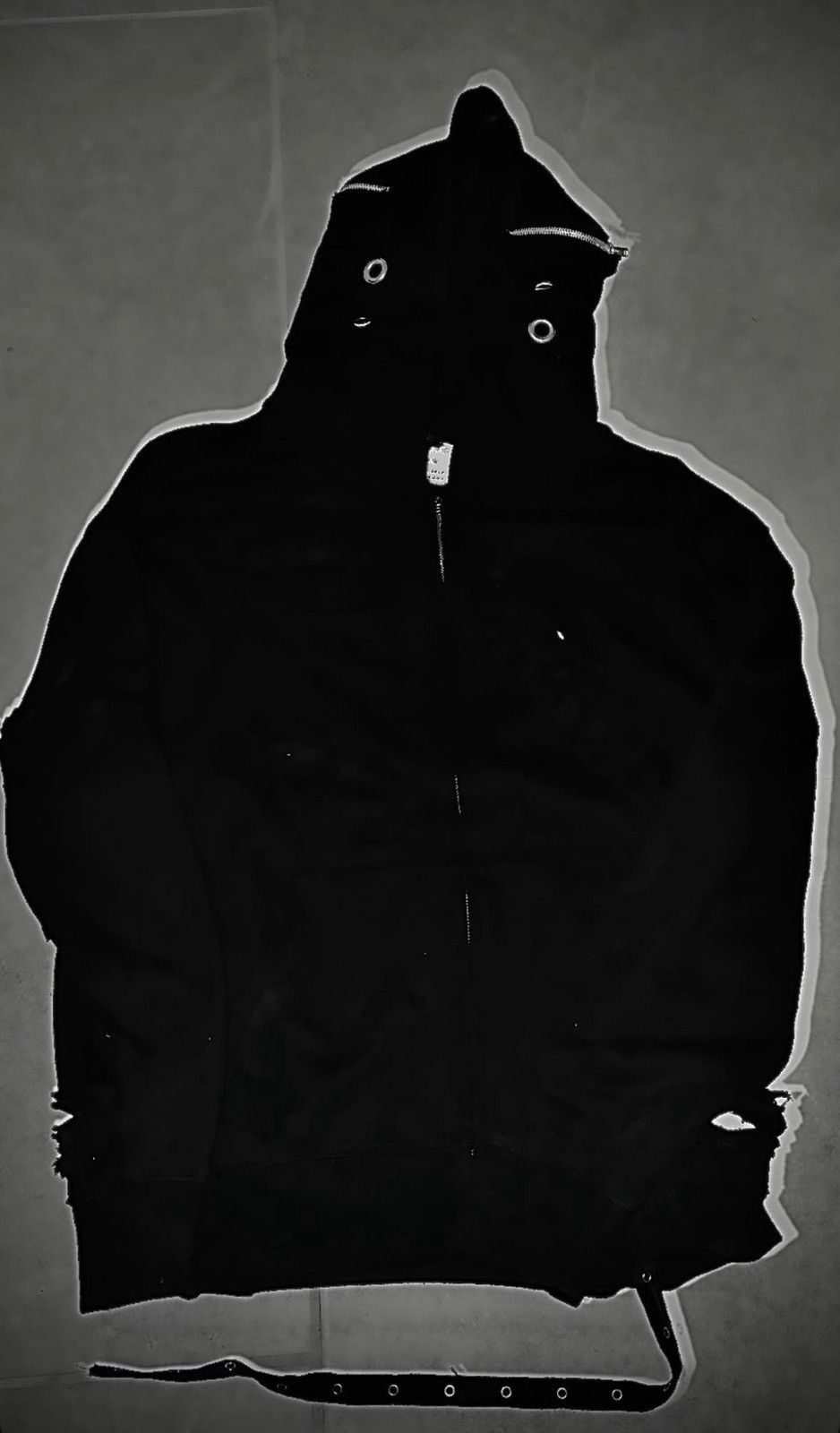 Other Distressed grunge zip up hoodie Size US XL / EU 56 / 4 - 1 Thumbnail