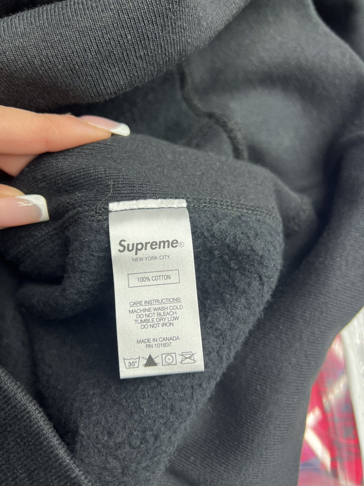 Supreme Supreme Black Drop Shadow Hoodie Size US S / EU 44-46 / 1 - 10 Thumbnail