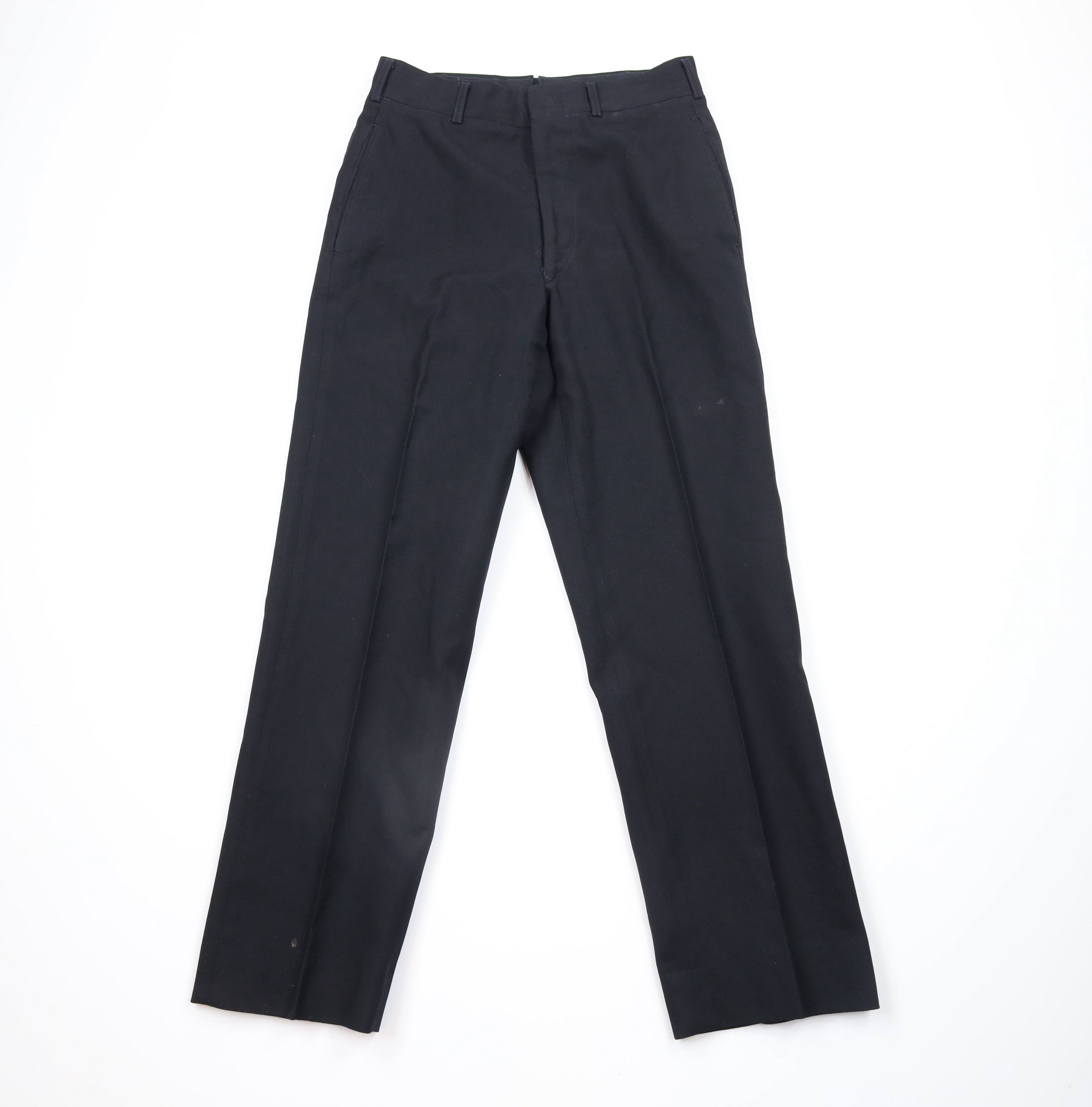 Vintage Vintage 50s Korean War Wool Blend Military Pants Black USA Size US 29 - 1 Thumbnail