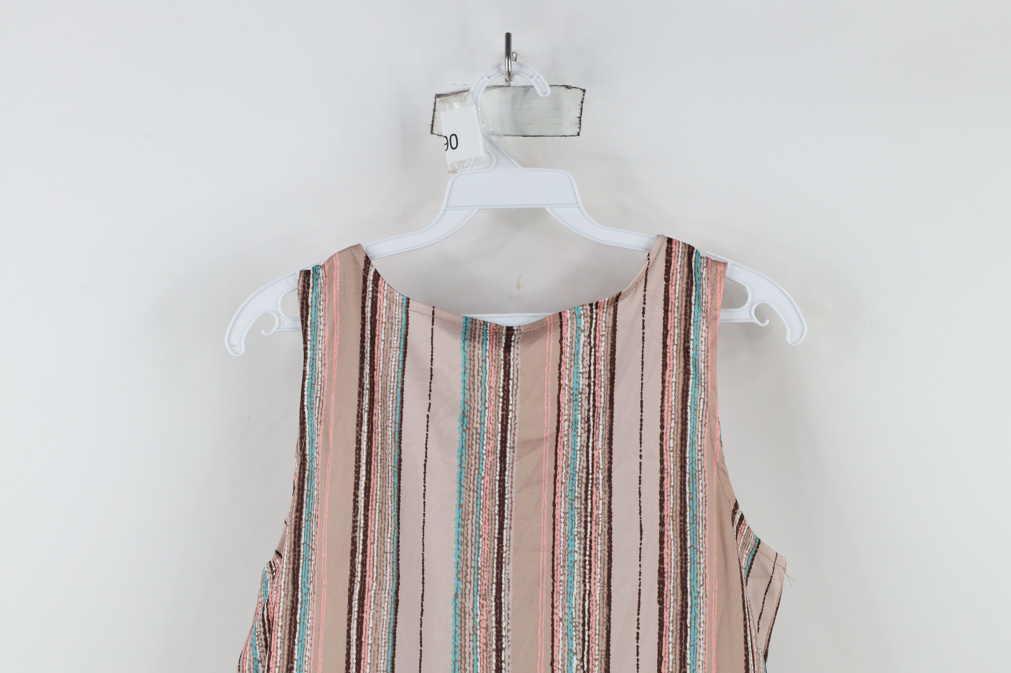 Vintage Vintage 70s Streetwear Striped Knit Tank Top T-Shirt USA Size XXL / US 16-18 / IT 52-54 - 11 Thumbnail