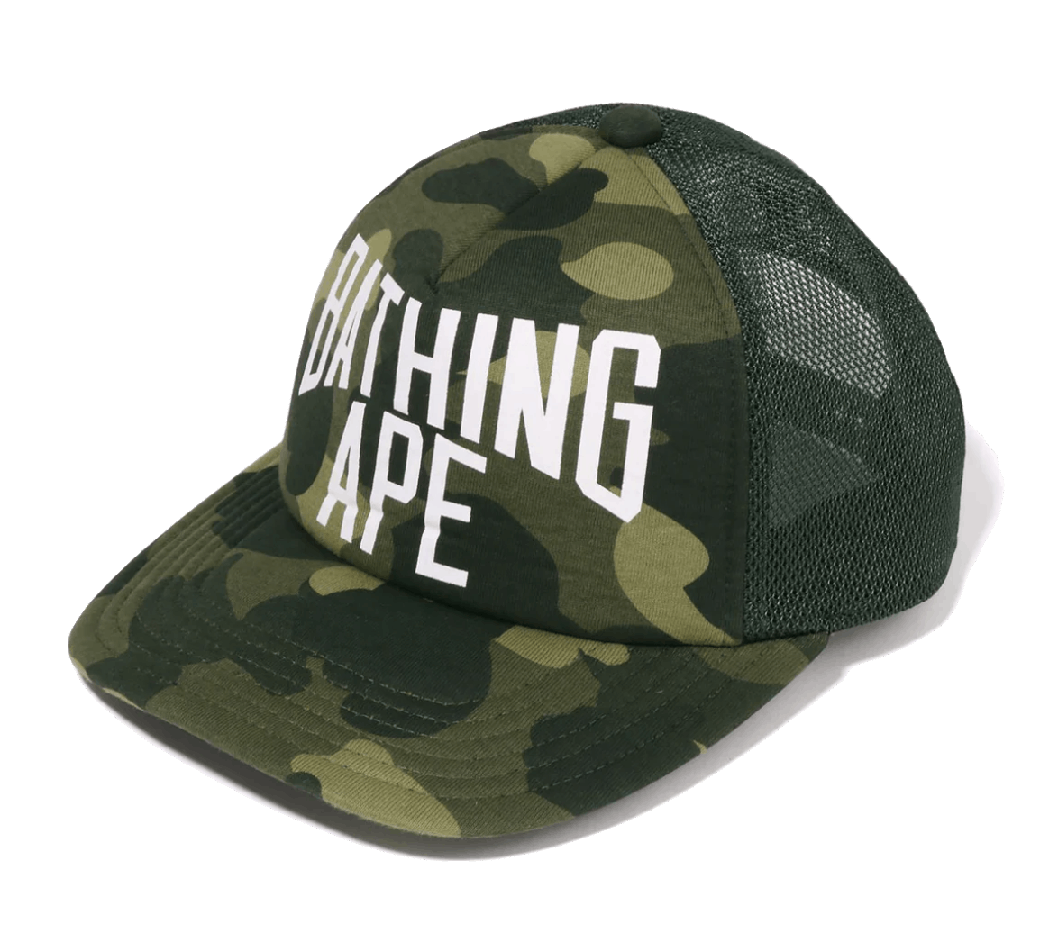 Bape NYC Logo Mesh Cap (Deadstock) Size ONE SIZE - 1 Thumbnail