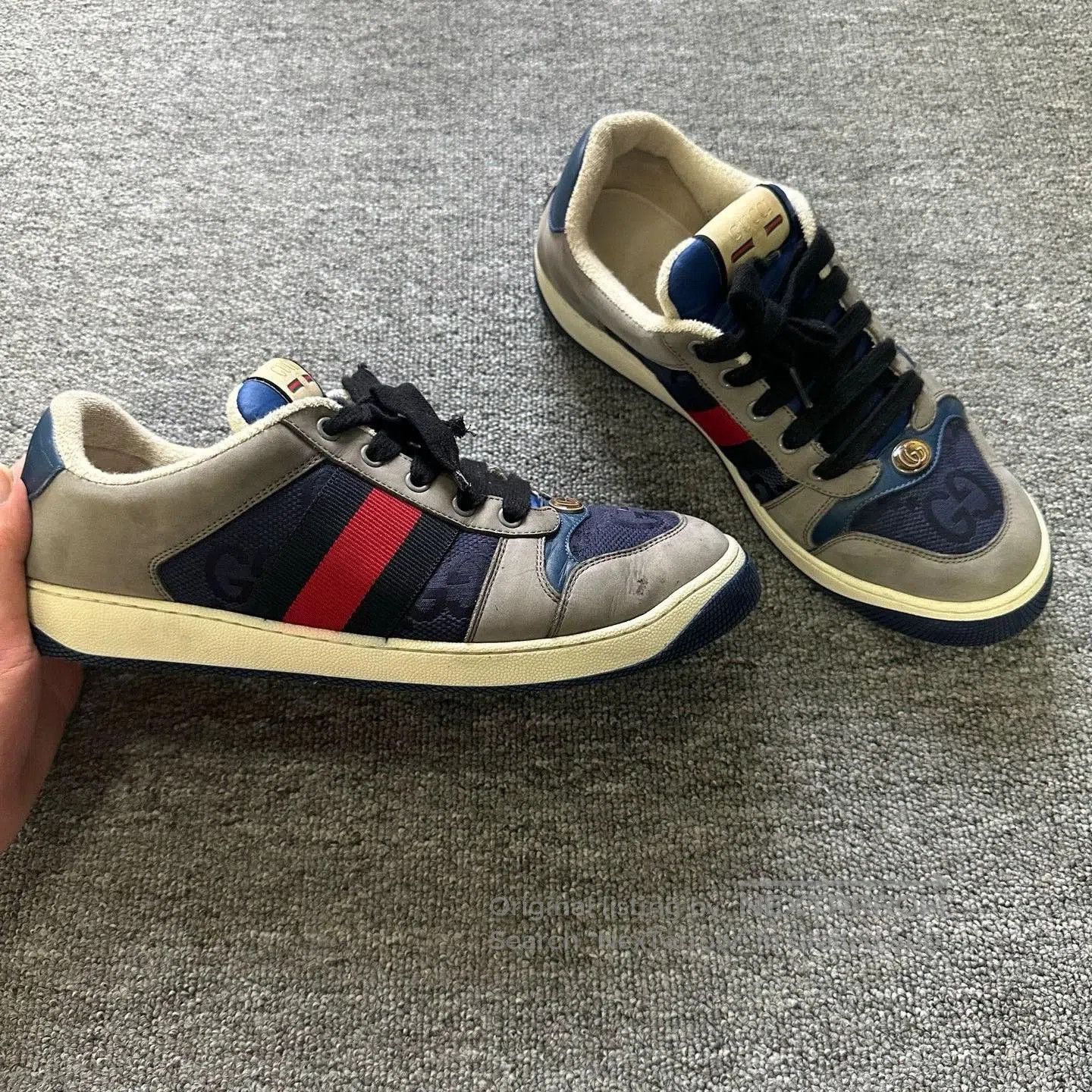 Gucci gucci new style printed sneakers size 43. Size US 10.5 / EU 43-44 - 3 Thumbnail