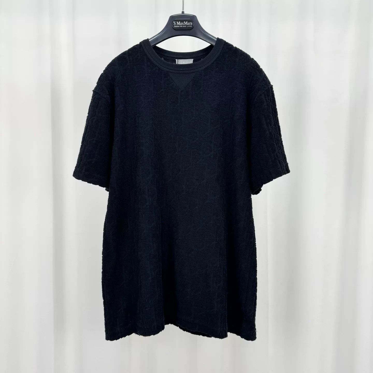 Dior Dior Black Monogram Terry Short-Sleeve Size US M / EU 48-50 / 2 - 1 Thumbnail
