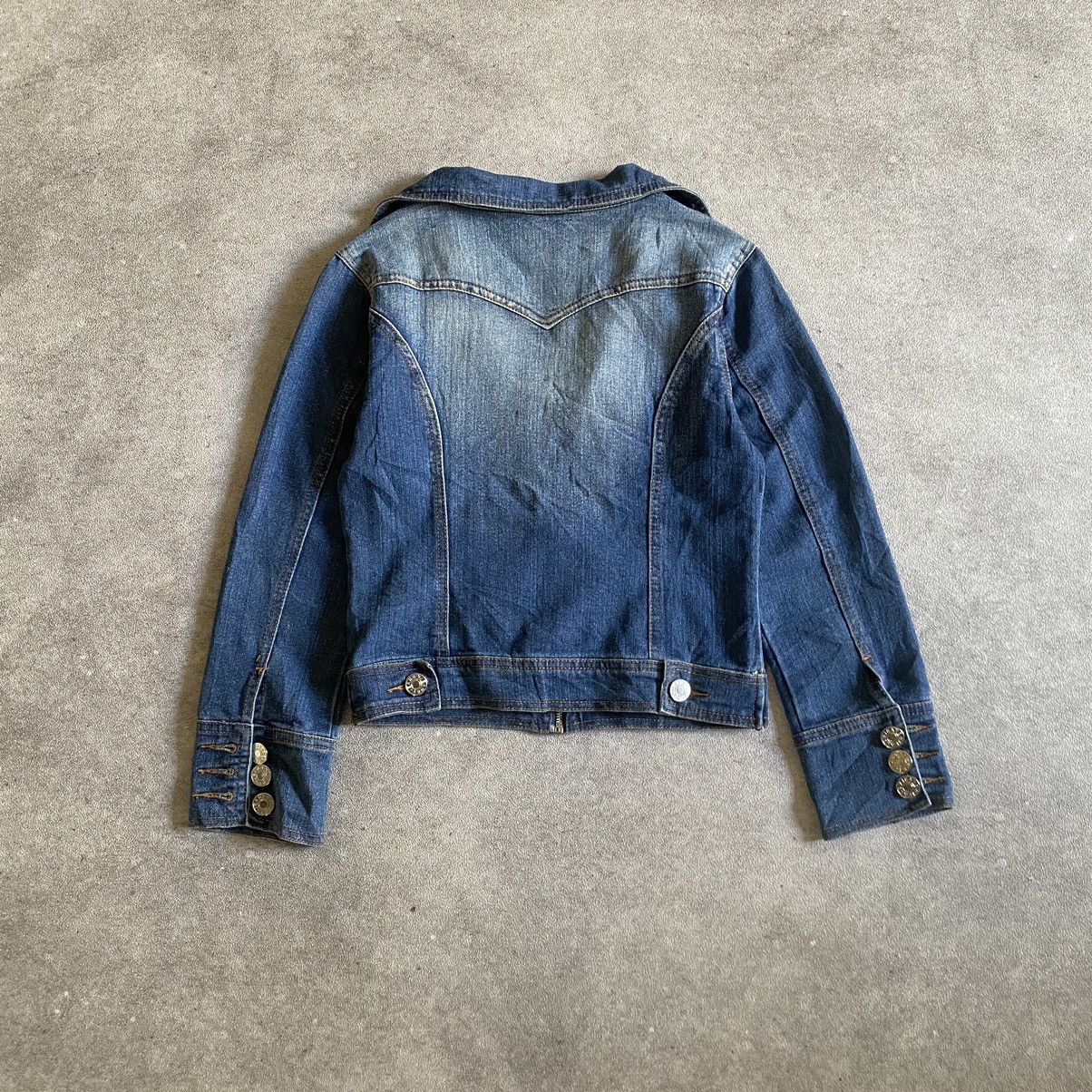 Lip Service Lip Service Washed Denim Jacket Size XS / US 0-2 / IT 36-38 - 2 Thumbnail