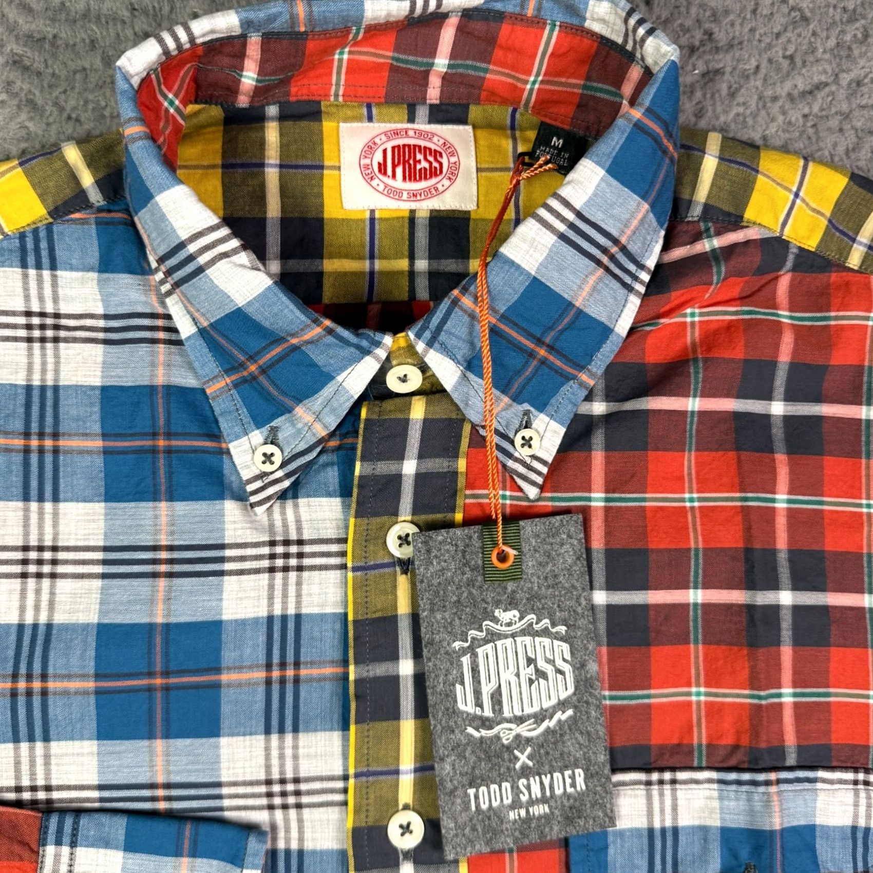 Todd Snyder VINTAGE J Press Todd Snyder Plaid Shirt Mens M Patchwork Washed Tartan Cocktail Button-Up Size US M / EU 48-50 / 2 - 4 Thumbnail
