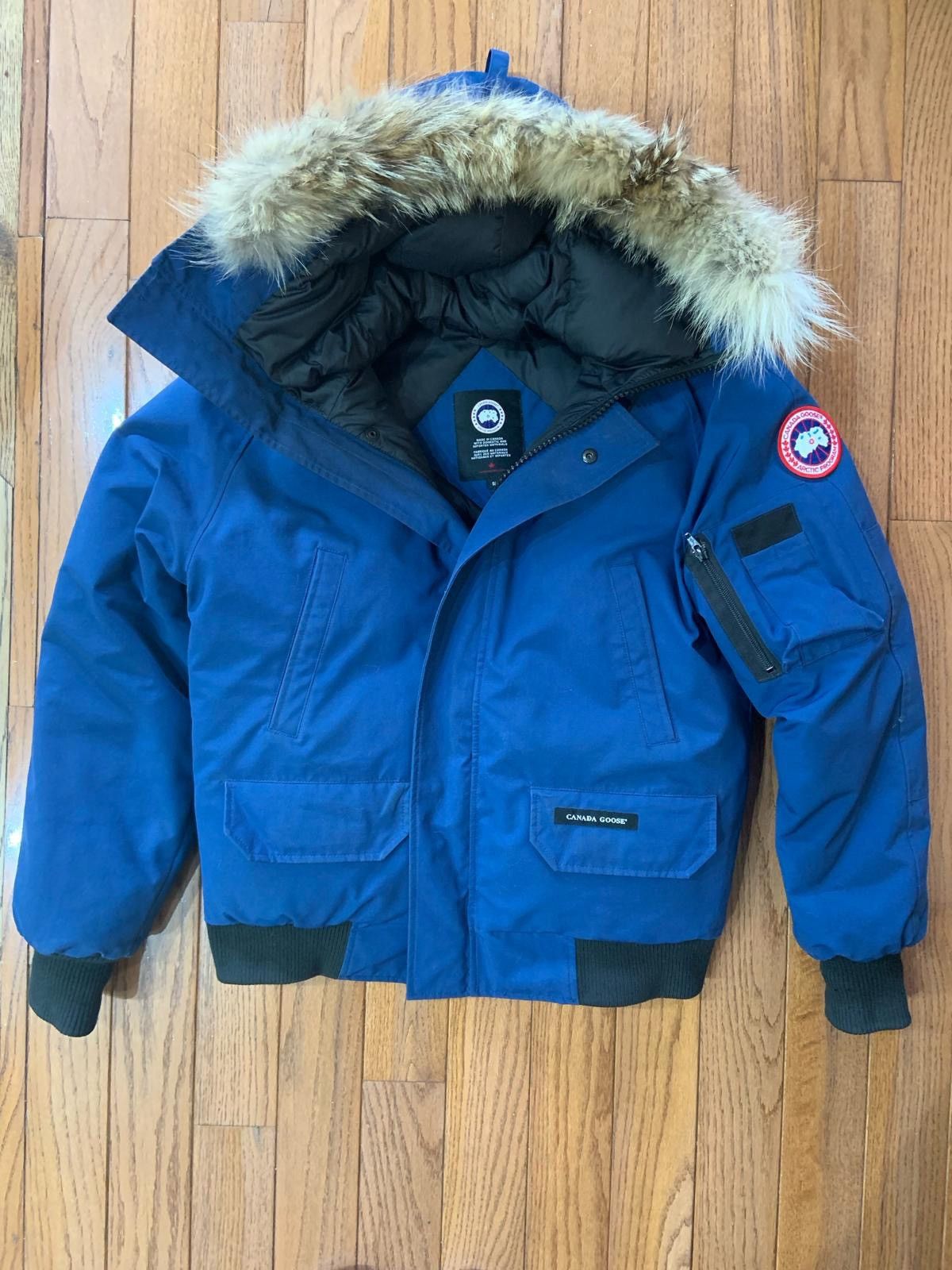 Image of Canada Goose Chilliwack Bomber in Blue, Men's (Size Small)