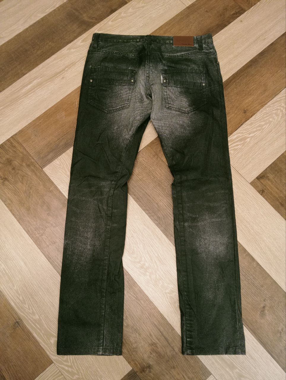 Tornado Mart TORNADO MART ZERO STRETCH DISTRESSED JEANS Size US 33 - 11 Thumbnail