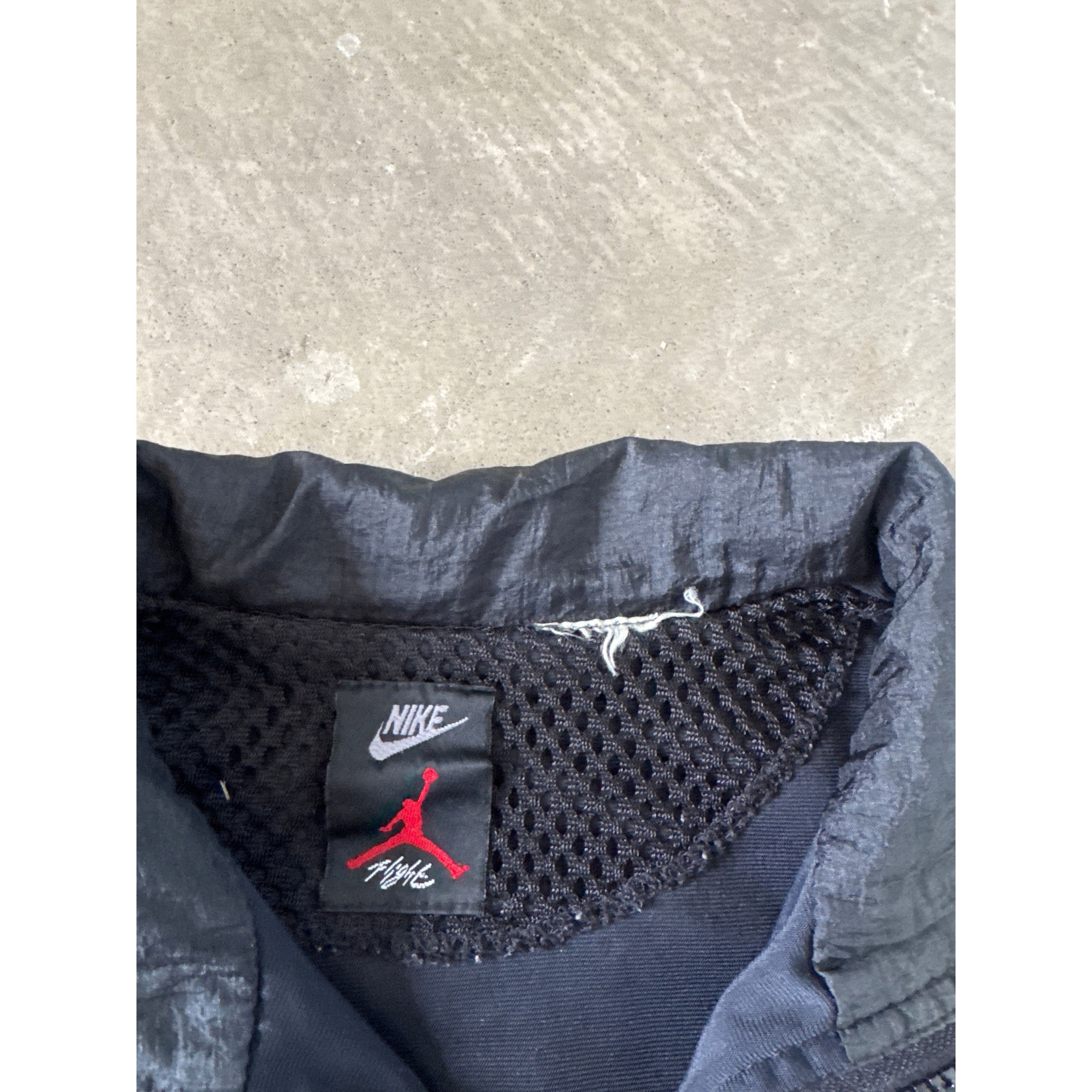 Nike Vintage 80s Nike Jordan Flight Track Jacket Size US XL / EU 56 / 4 - 4 Thumbnail