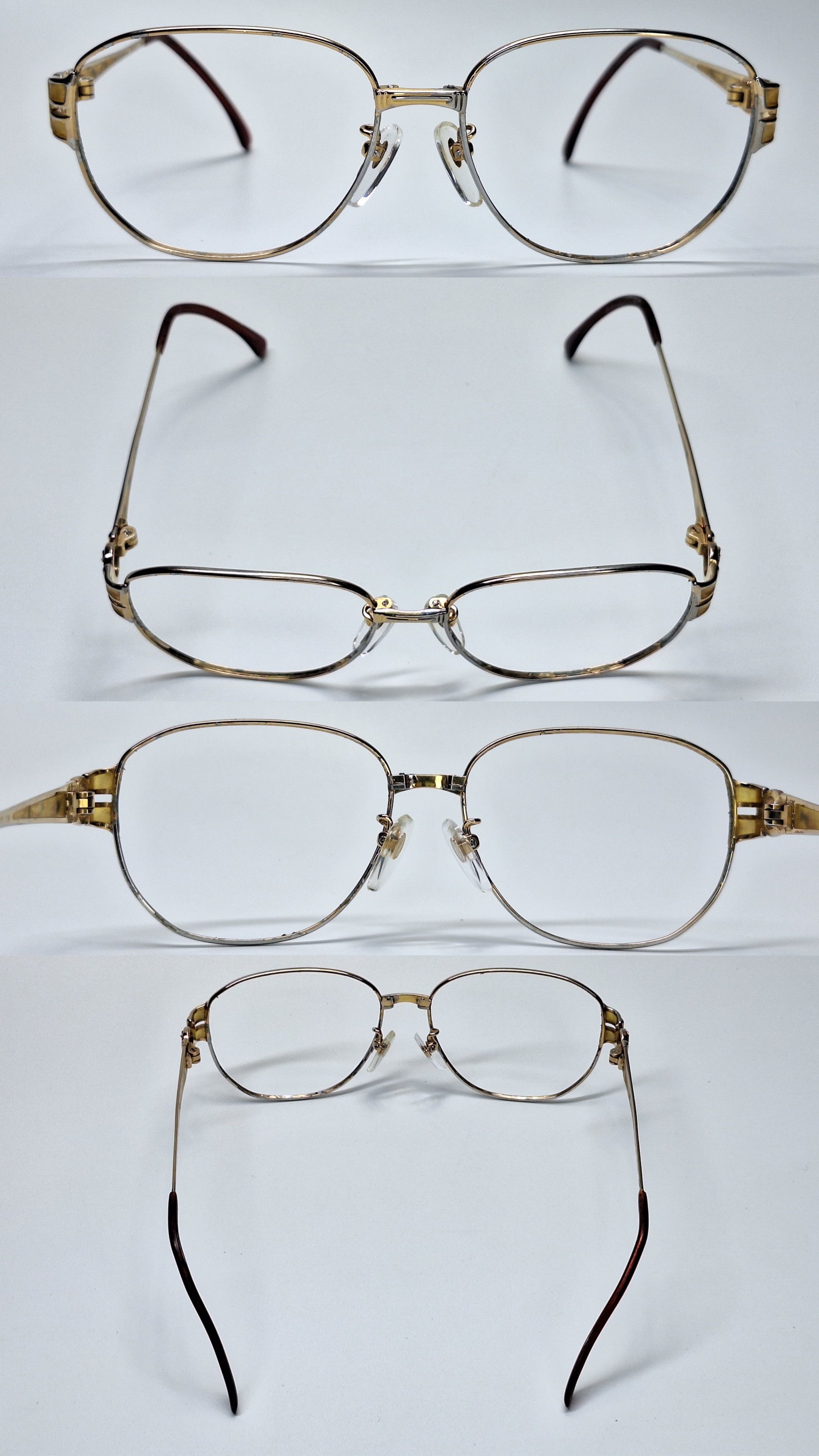 Yves Saint Laurent Yves Saint Laurent 30-4655 Pure Titanium Oval Eyeglasses Size ONE SIZE - 2 Thumbnail