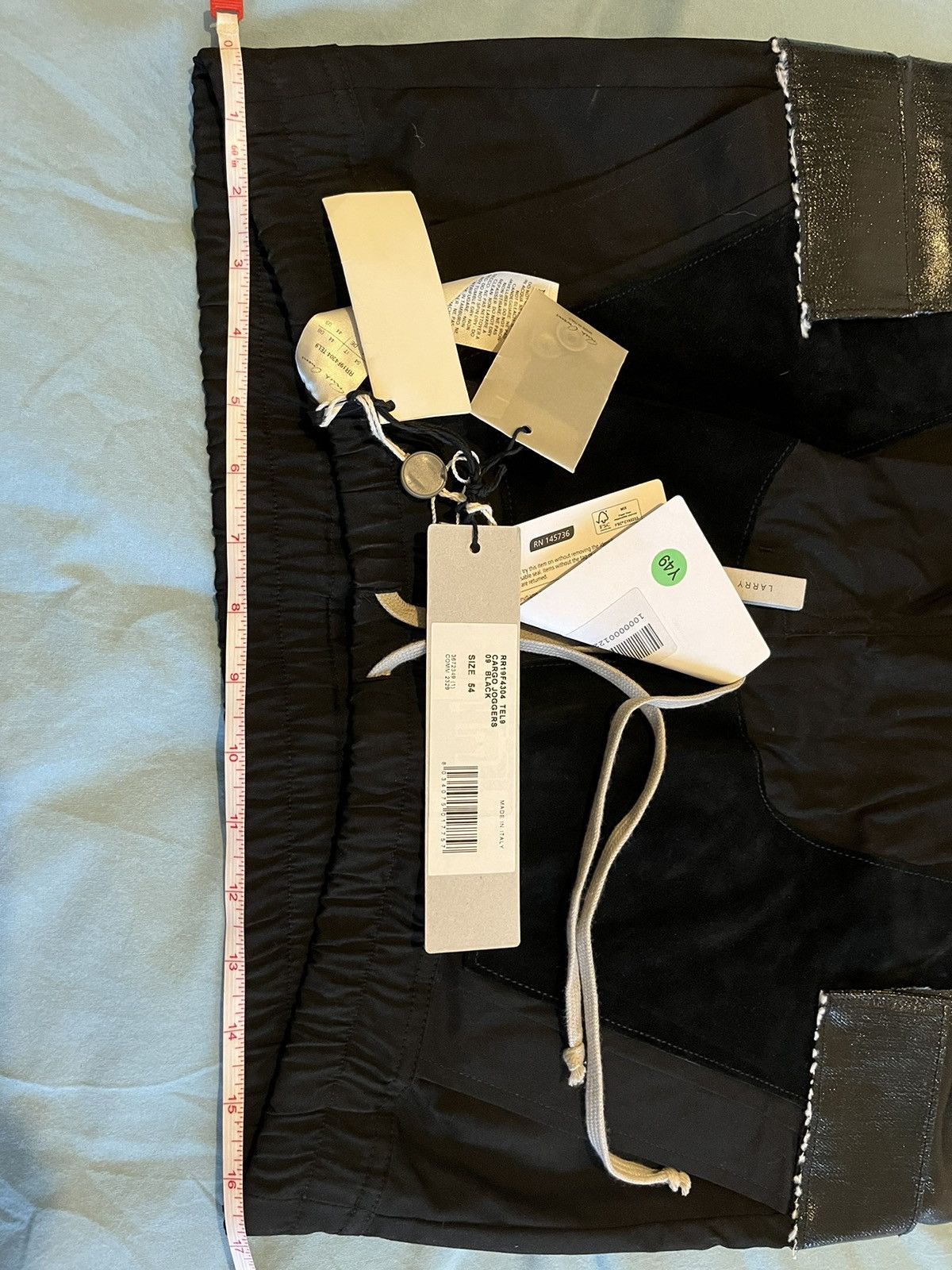 Rick Owens NEW 🔥 LEATHER SUEDE LARRY RUNWAY JOGGER ASAP ROCKY Size US 38 / EU 54 - 17 Thumbnail
