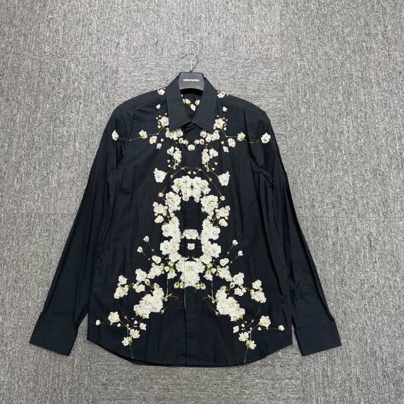Givenchy Sise40 Floral pearl shirt