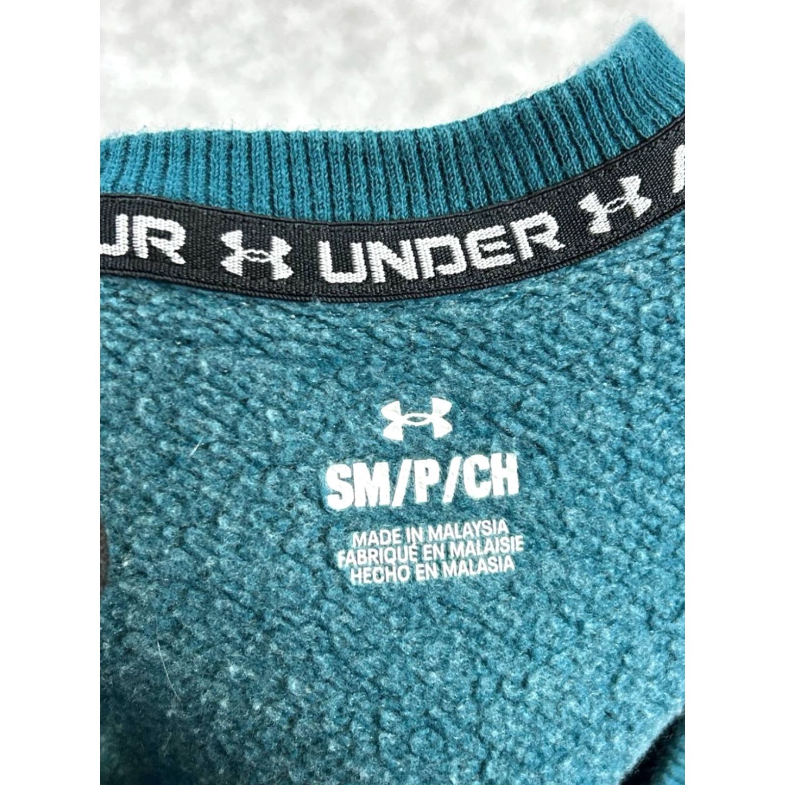 Under Armour Under Armour Sweatshirt Mens Small Blue Runner Cotton Blend Pullover Shirt Size US S / EU 44-46 / 1 - 3 Thumbnail