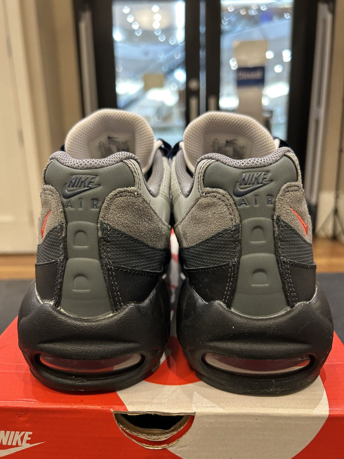 Nike Nike Air Max 95 ‘Track Red Smoke Grey’ Size US 10.5 / EU 43-44 - 3 Thumbnail