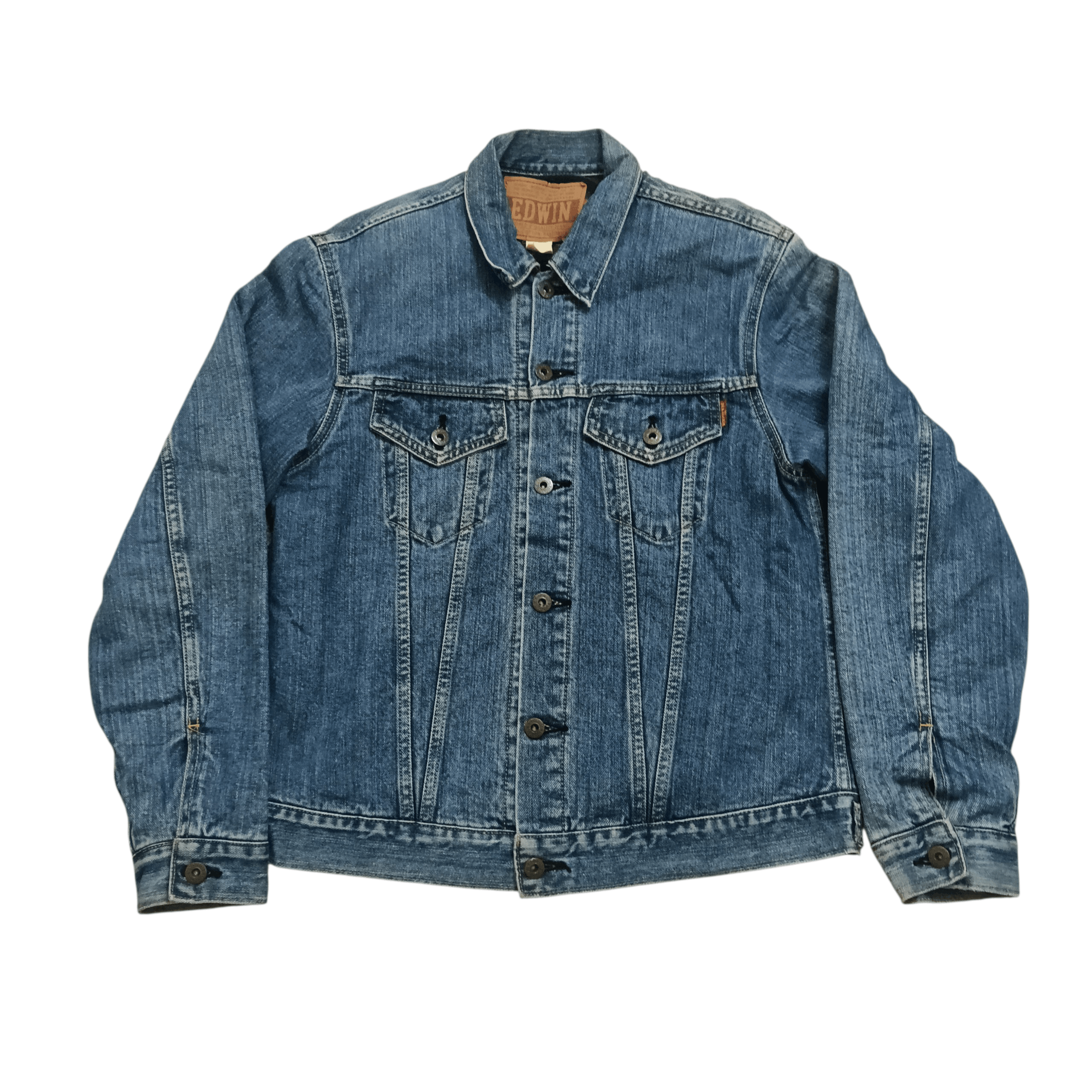 Edwin Vintage 90s Edwin Trucker Blanket Jacket Size US M / EU 48-50 / 2 - 1 Thumbnail