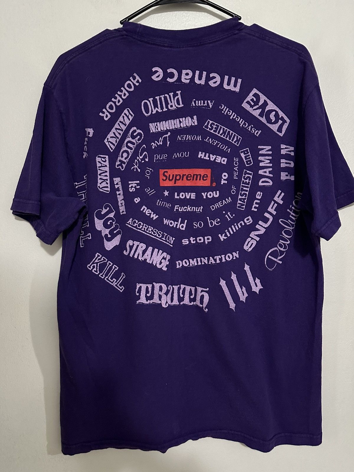 Supreme Supreme Spiral Tee Size US M / EU 48-50 / 2 - 1 Thumbnail