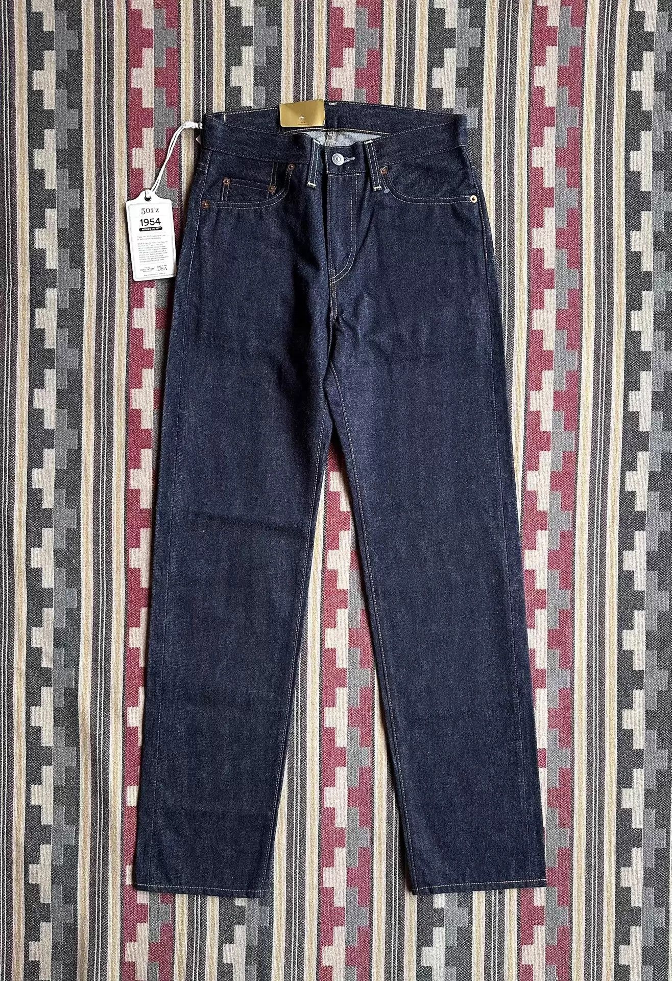 Levi's Levi’s LVC 1954 501ZXX Selvage Raw USA White Oak W29L32 Size US 29 - 1 Thumbnail
