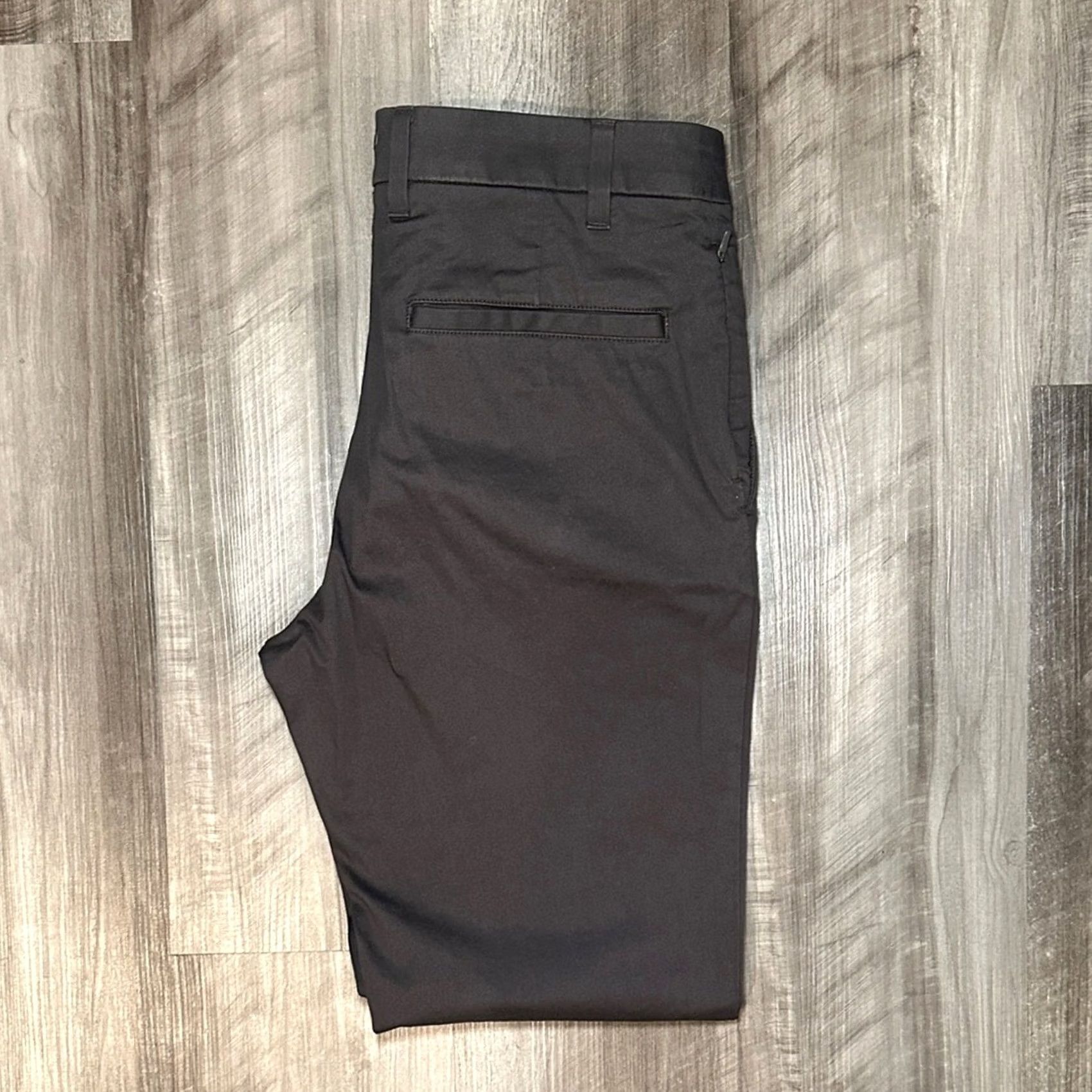 Vintage Birddogs Slim Fit Performance Stretch Chino Khaki Pants 32x32 Mens Slim Fit Chino Pants Charcoal 32 Mens Size US 32 / EU 48 - 2 Thumbnail
